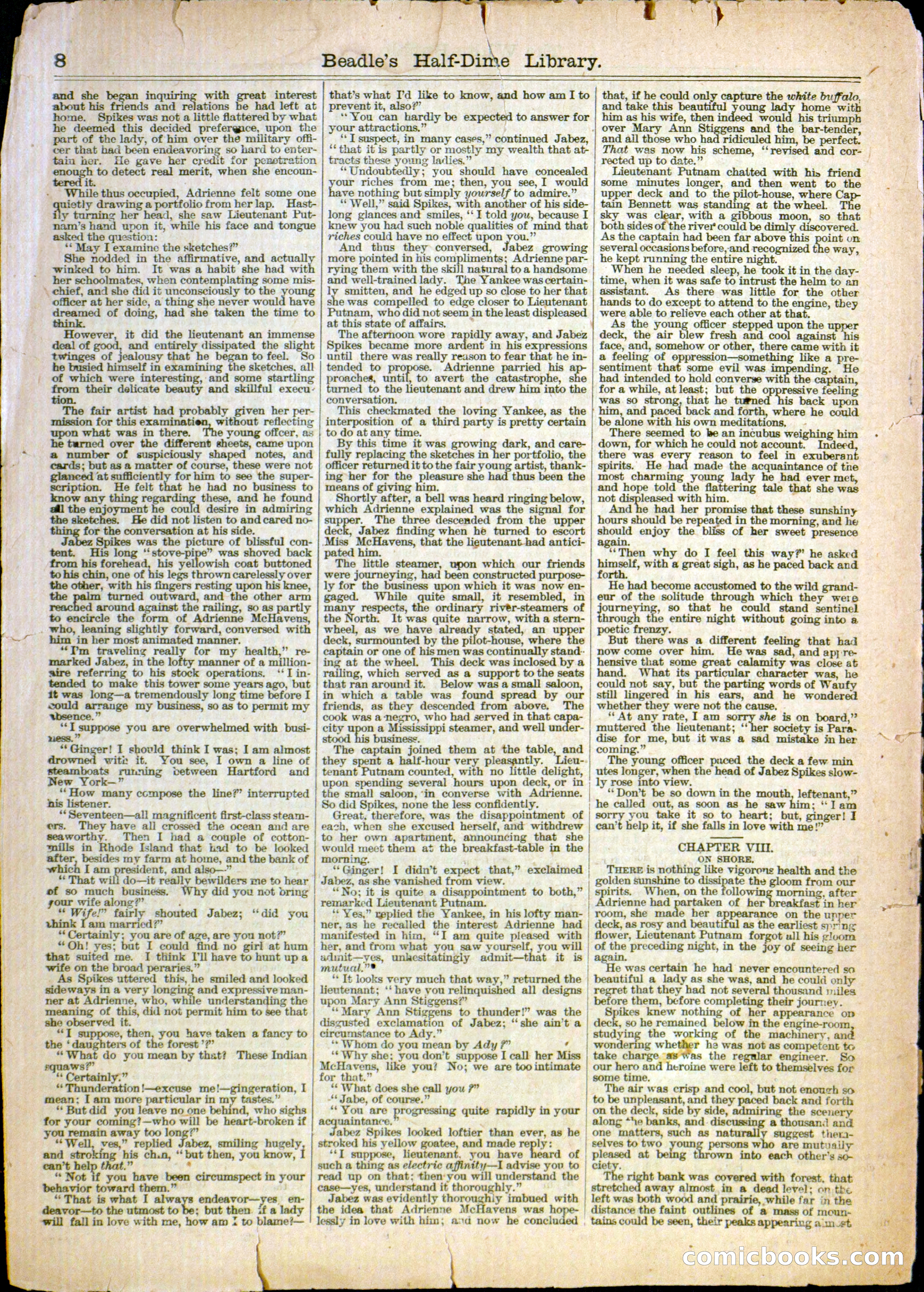 Beadle's Half-Dime Library No. 1142 — page 1 of 16
