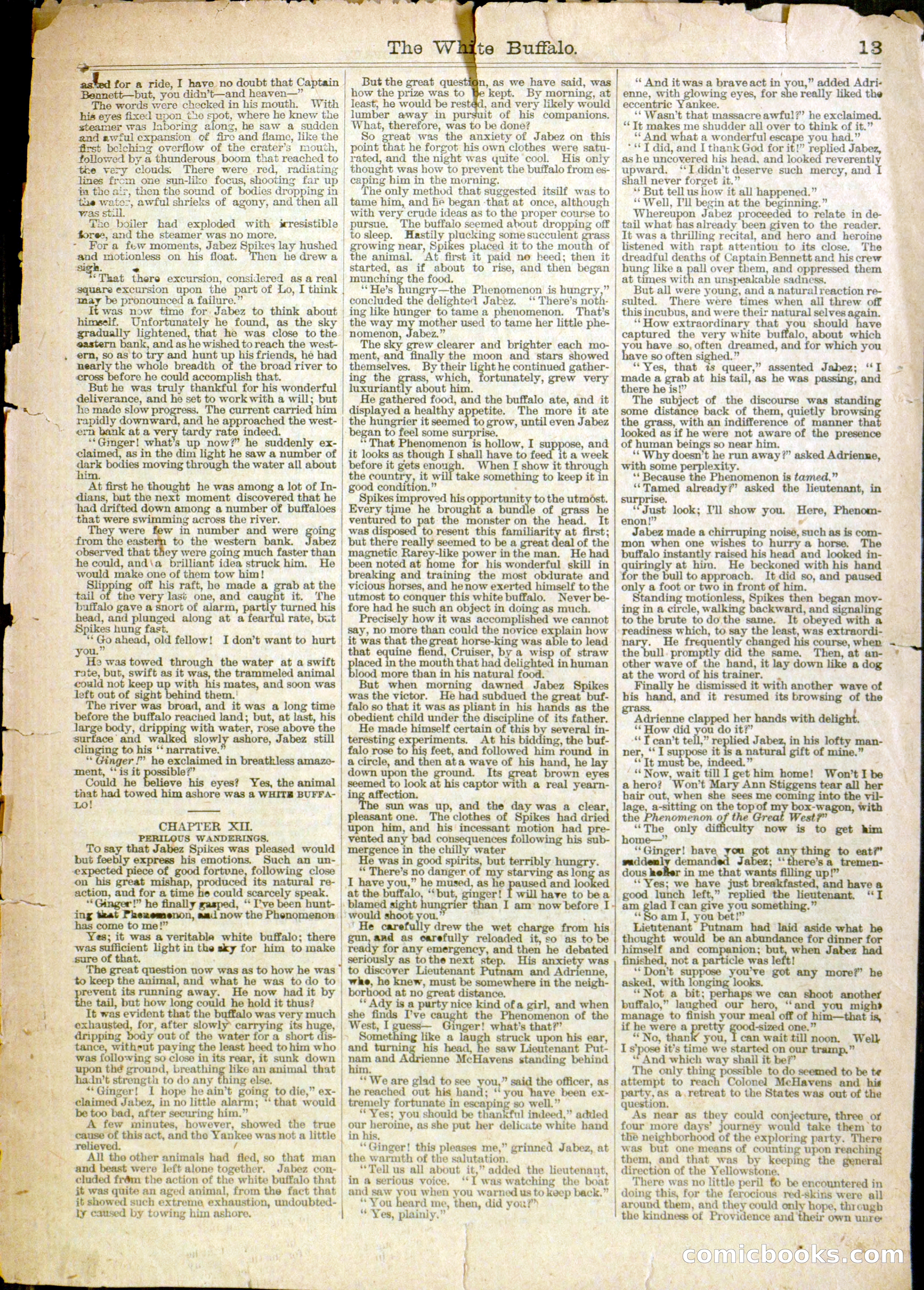 Beadle's Half-Dime Library No. 1142 — page 3 of 16