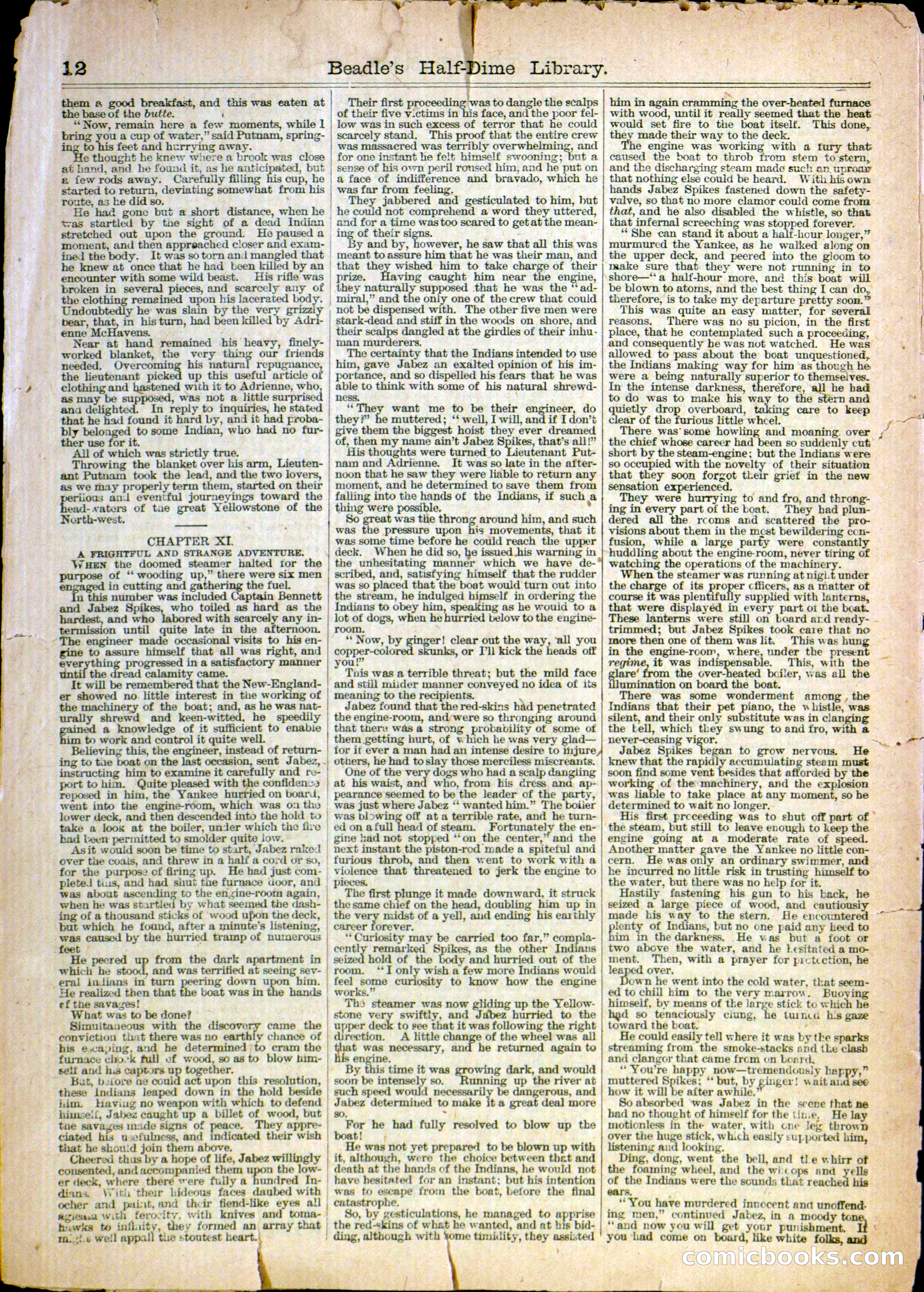 Beadle's Half-Dime Library No. 1142 — page 11 of 16