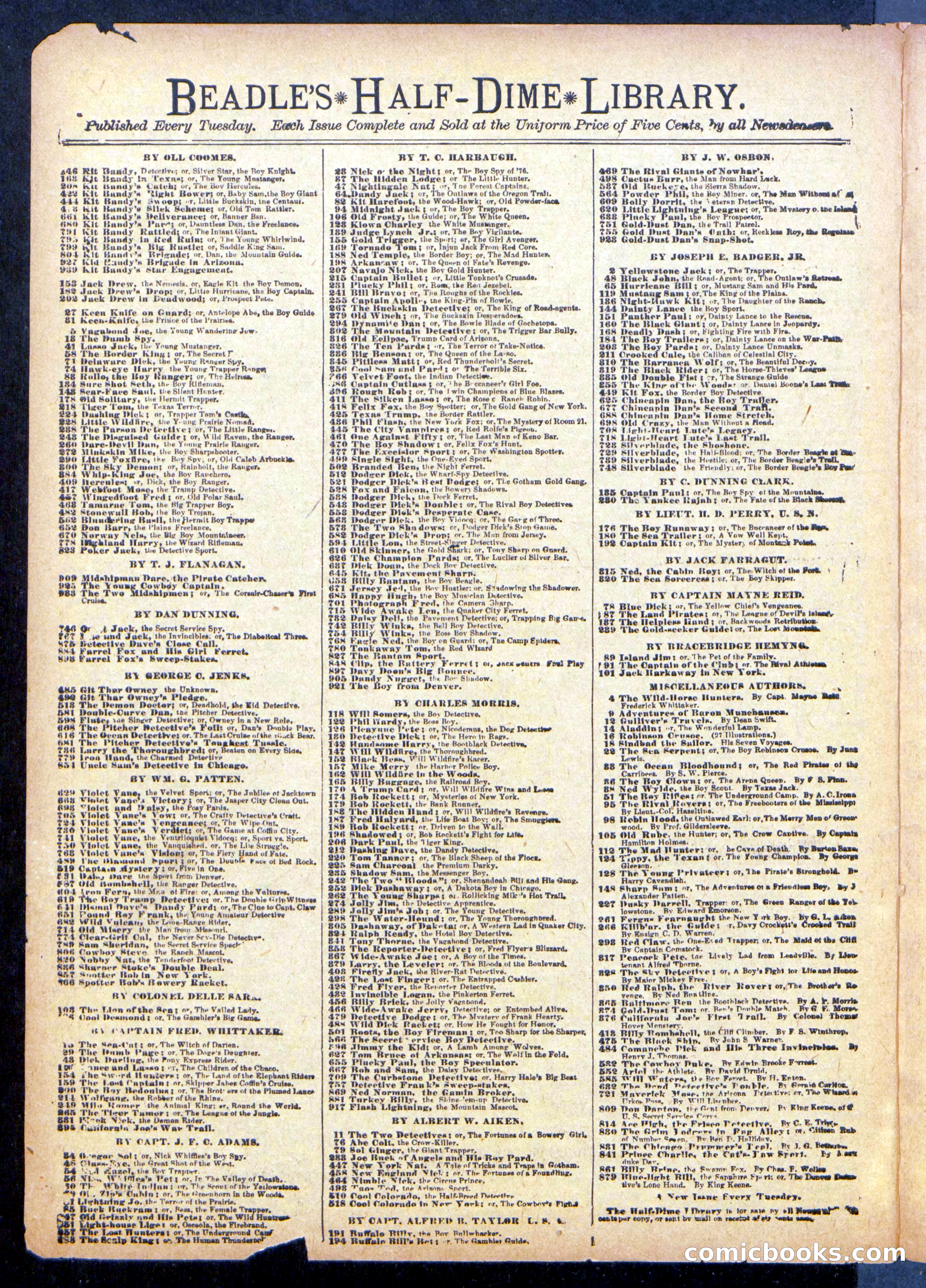 Beadle's Half Dime Library No. 1143 — page 12 of 16