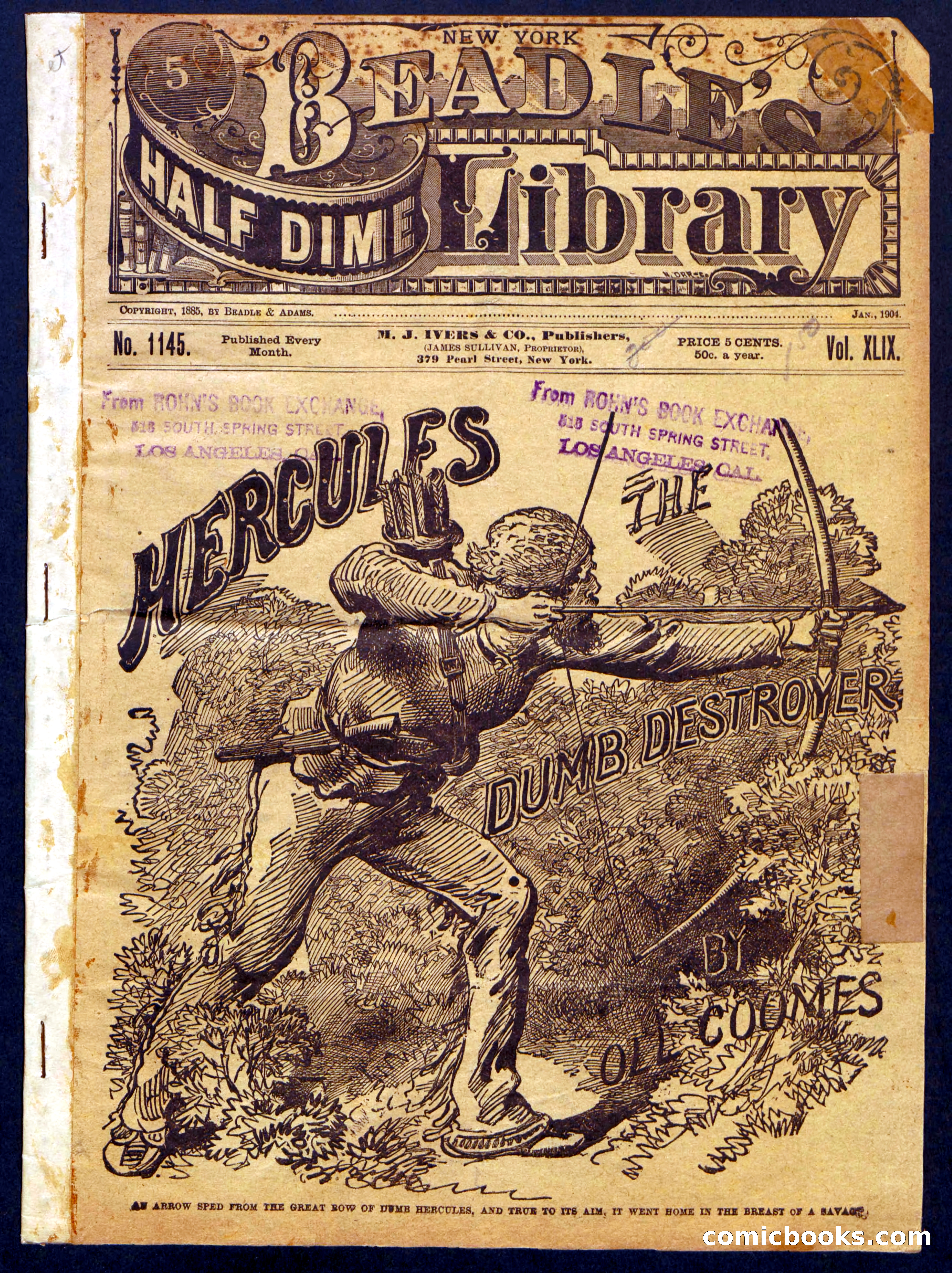Beadle's Half Dime Library No. 1145 — page 1 of 16