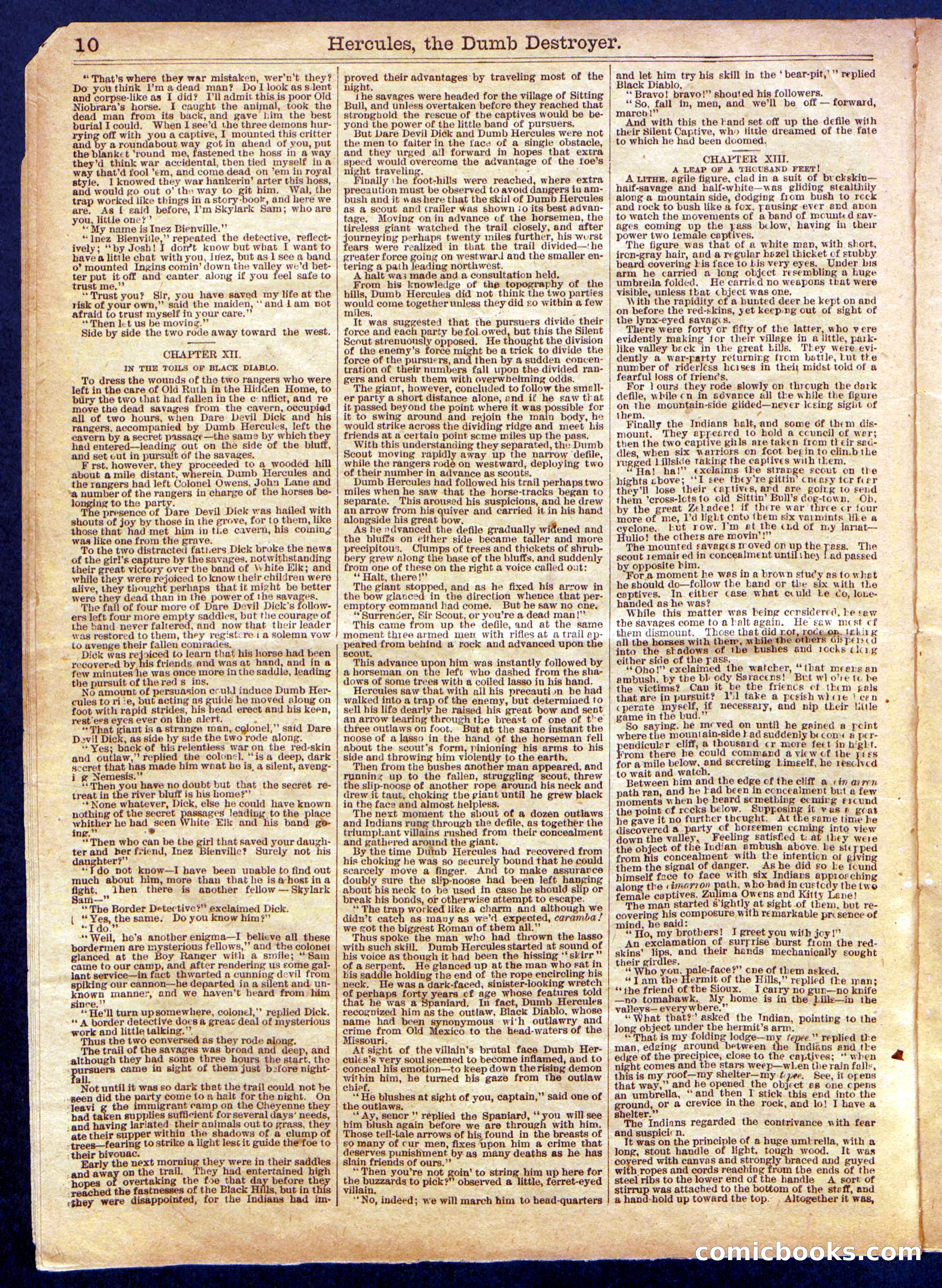 Beadle's Half Dime Library No. 1145 — page 10 of 16