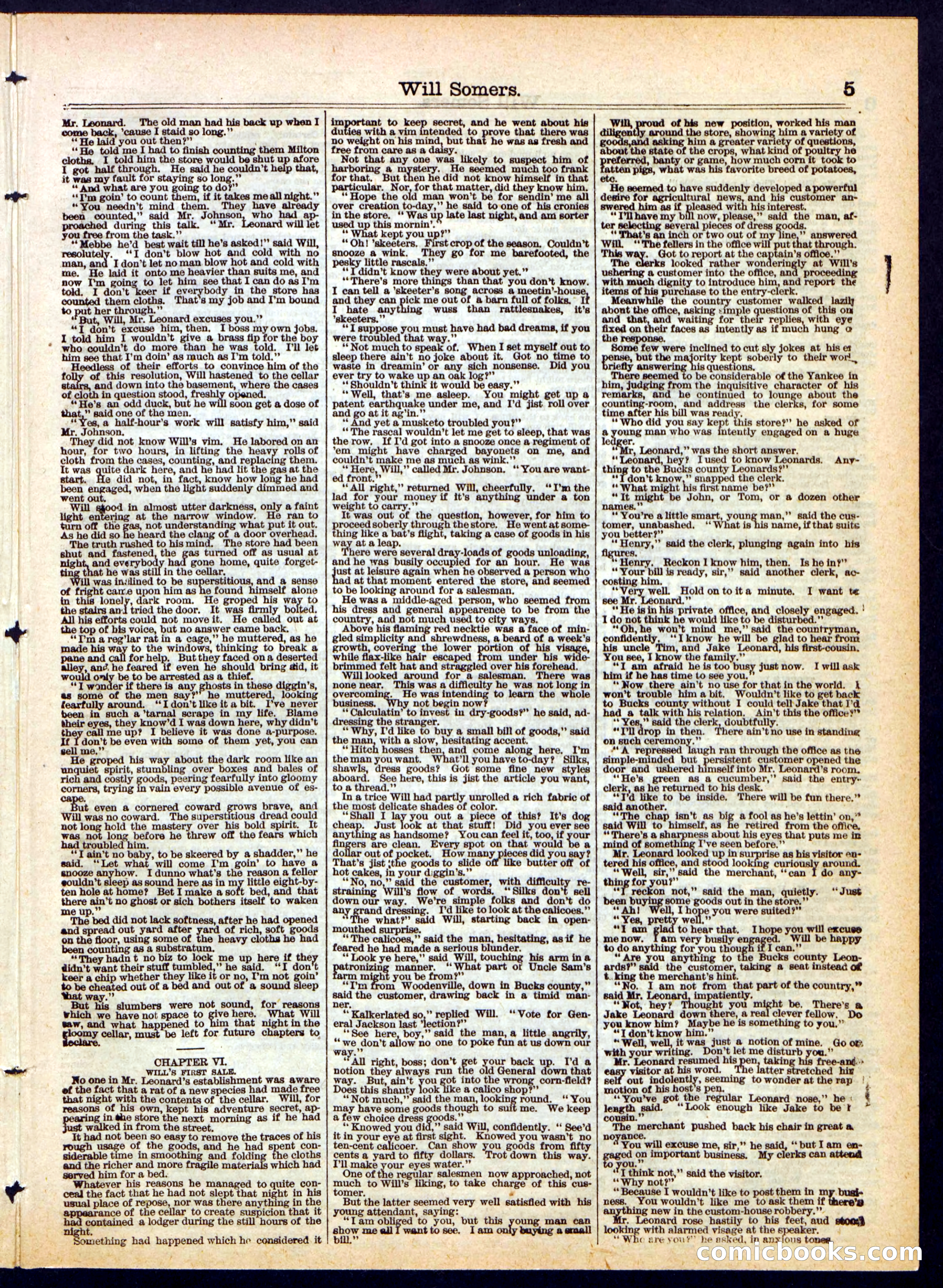 Beadle's Half Dime Library, No. 118 — page 5 of 20