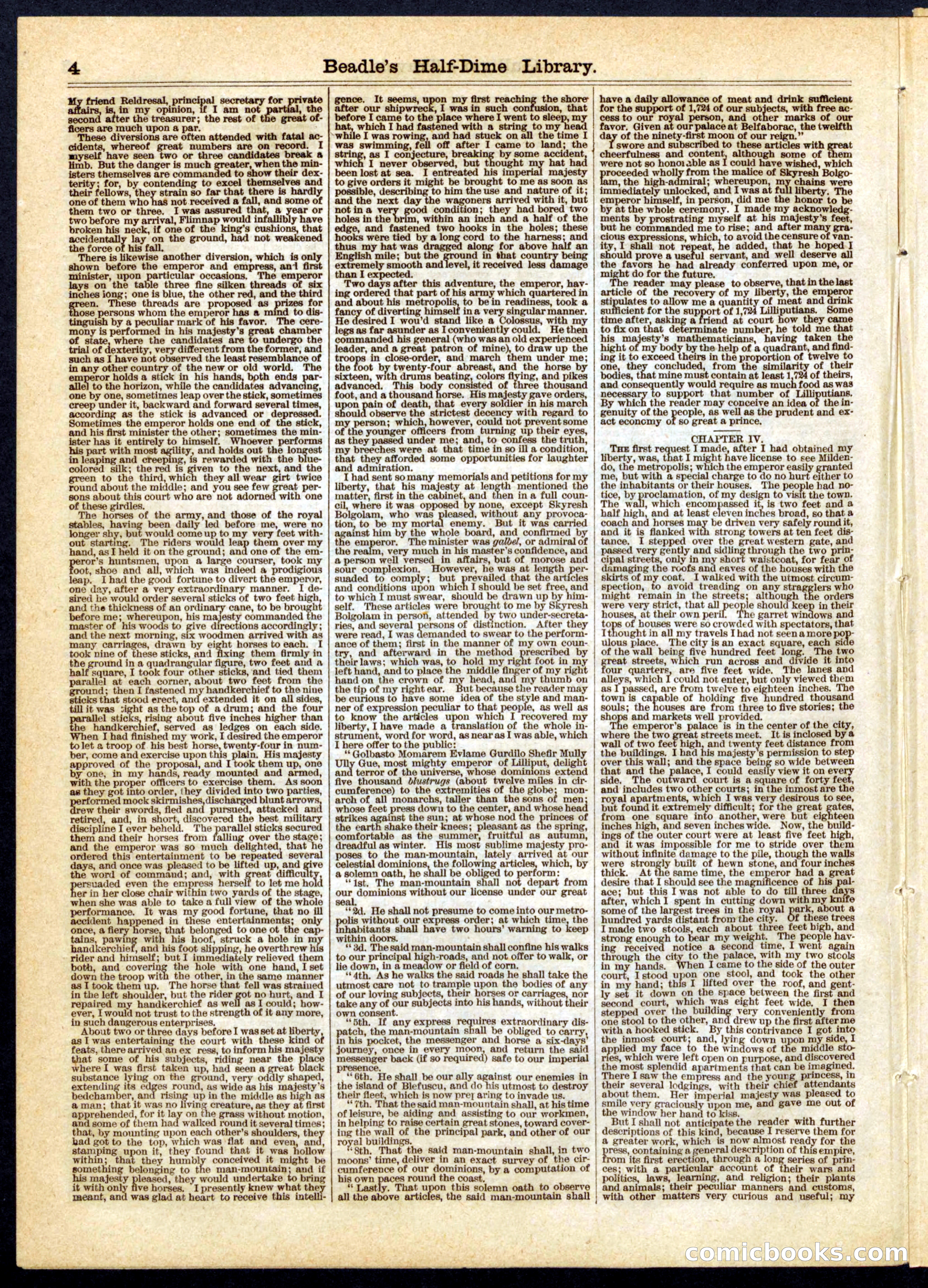 Beadle's Half Dime Library, No. 12 — page 4 of 16
