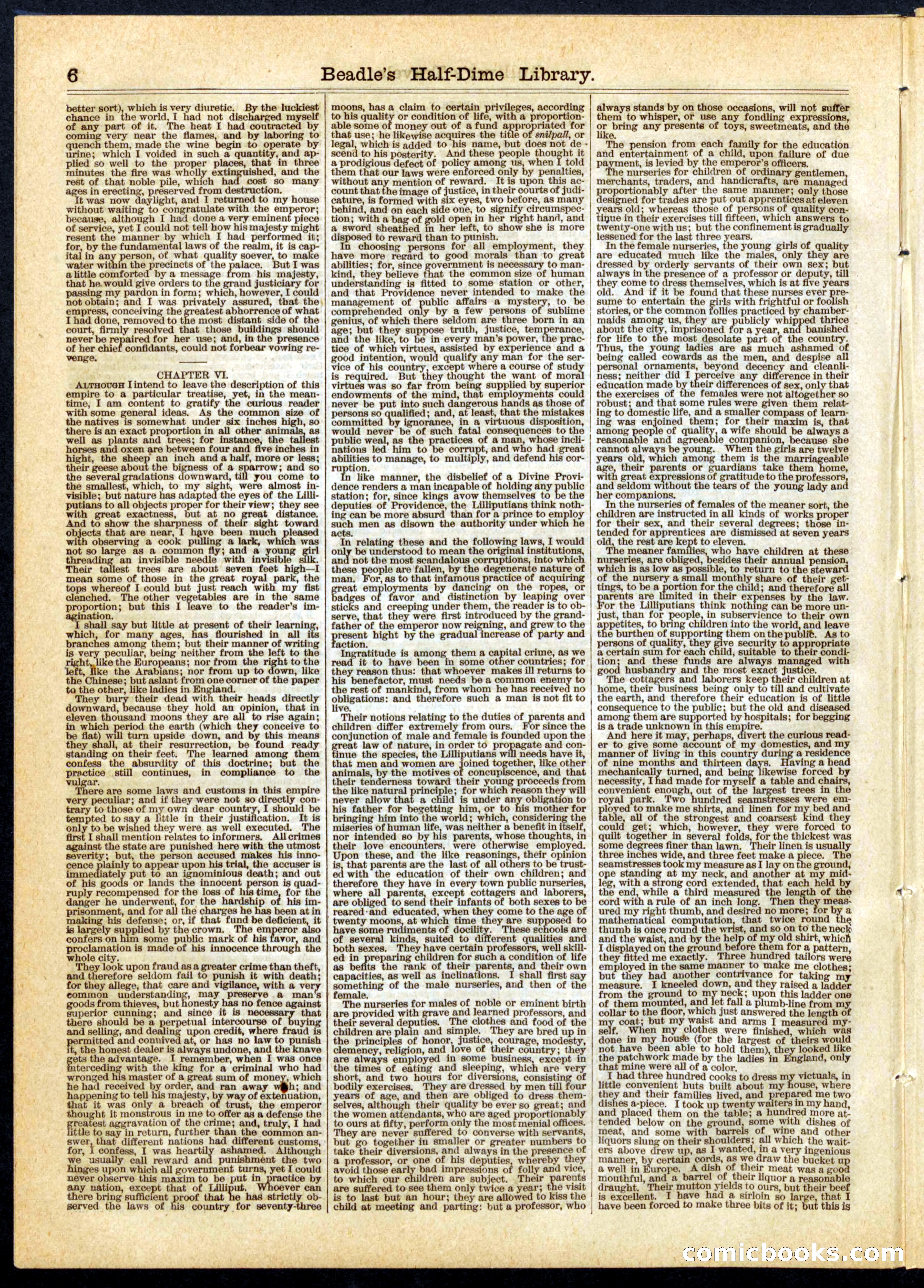 Beadle's Half Dime Library, No. 12 — page 6 of 16