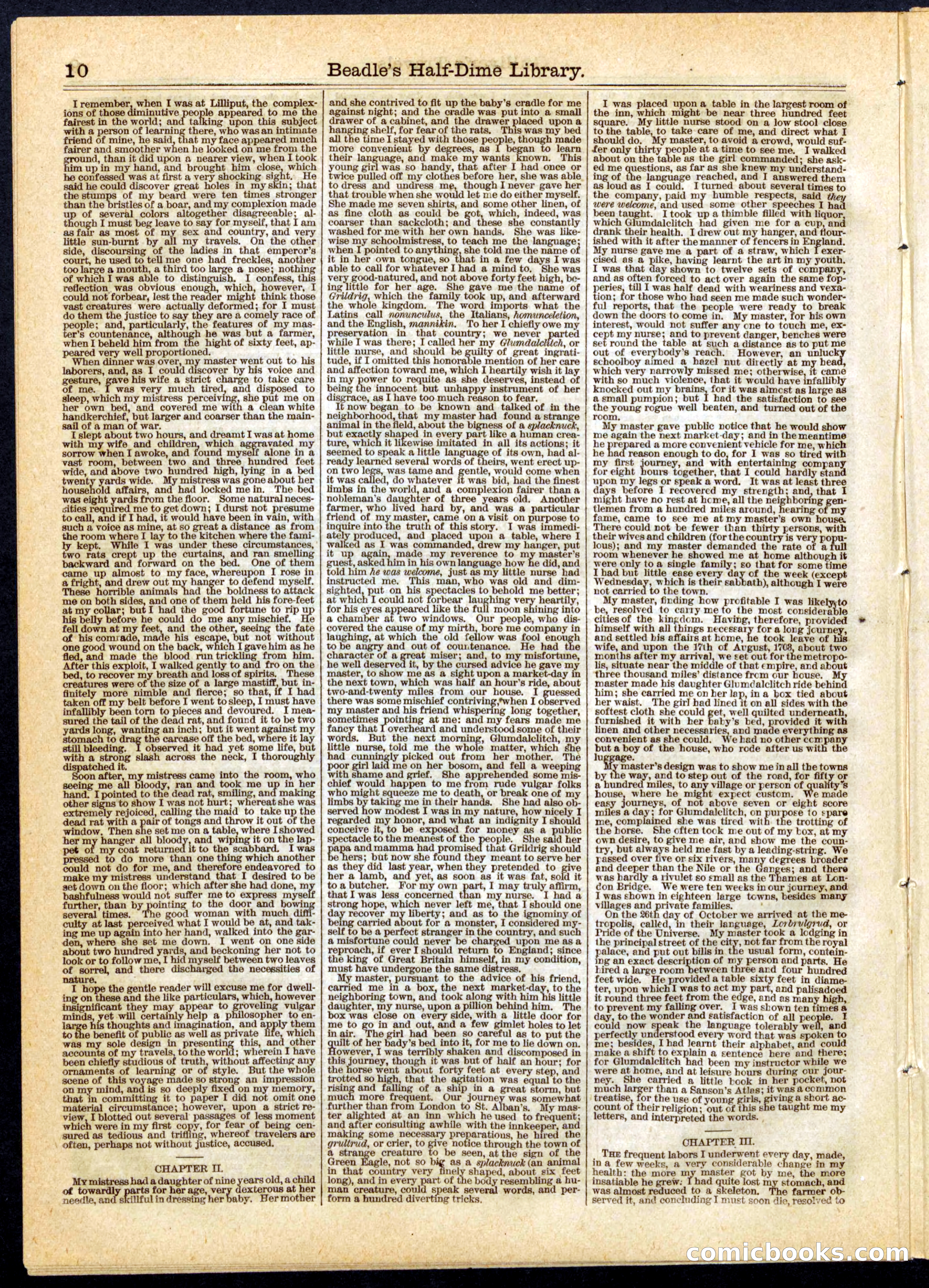 Beadle's Half Dime Library, No. 12 — page 10 of 16