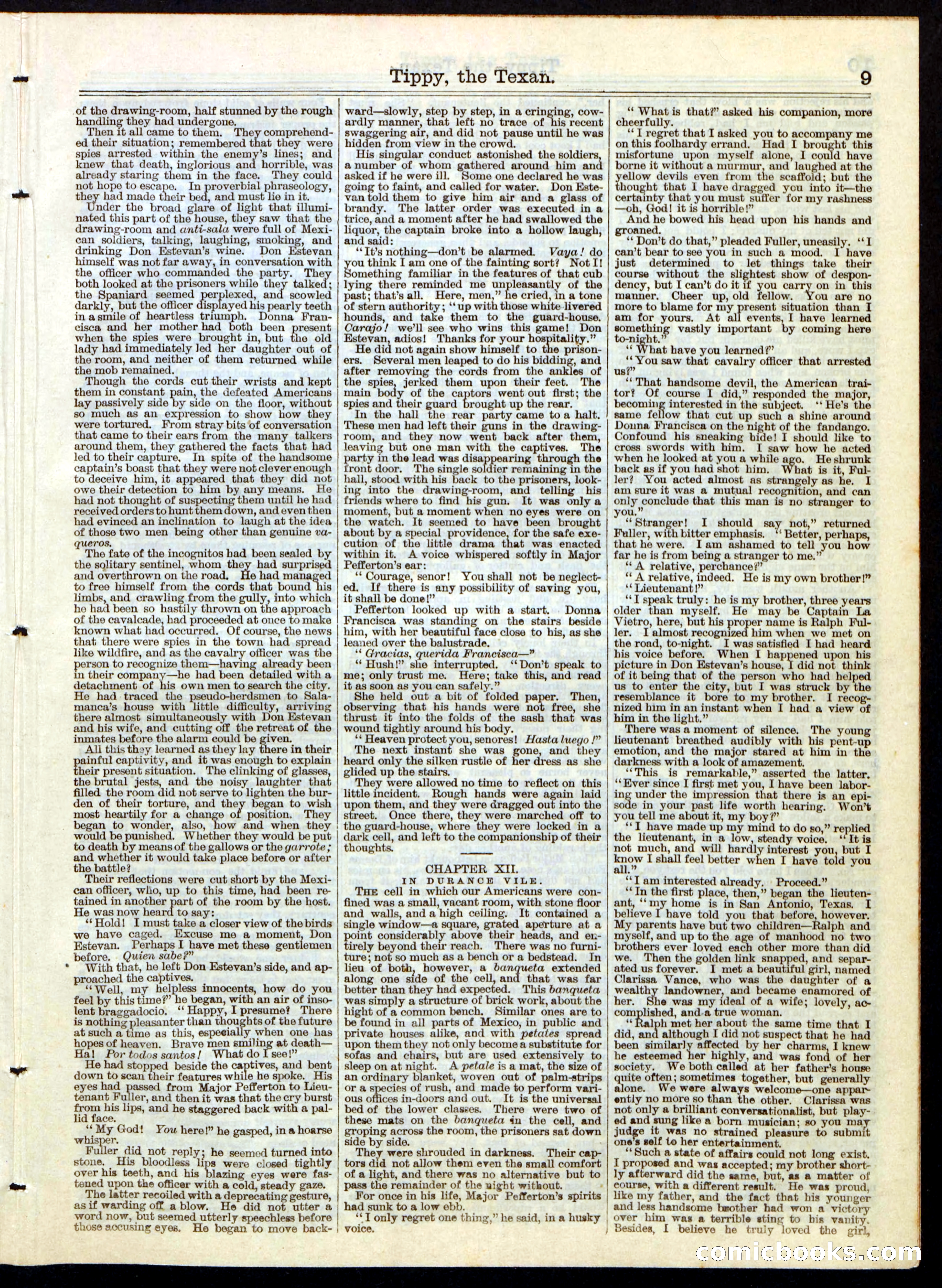 Beadle's Half Dime Library No. 124 — page 9 of 16