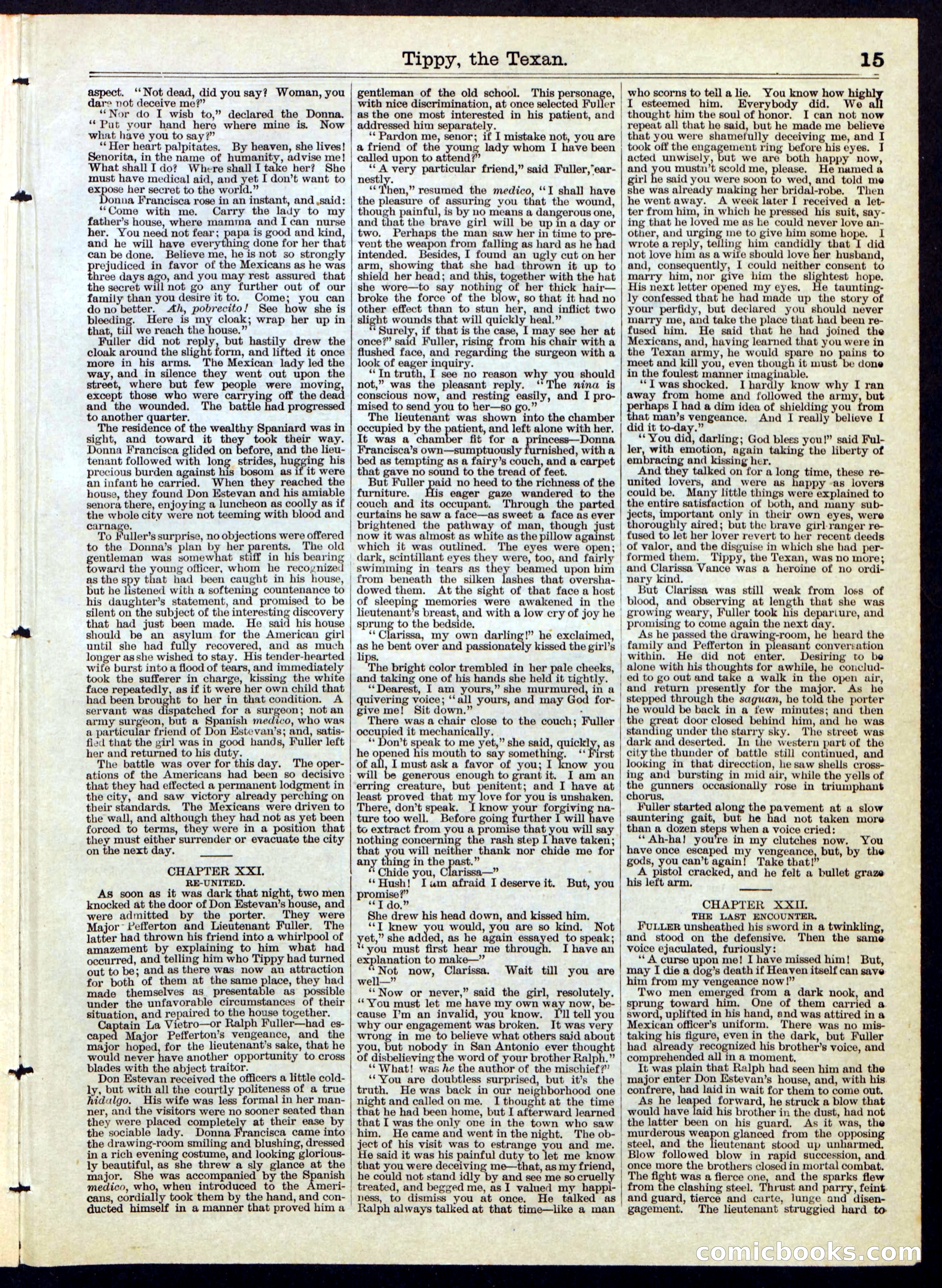 Beadle's Half Dime Library No. 124 — page 15 of 16