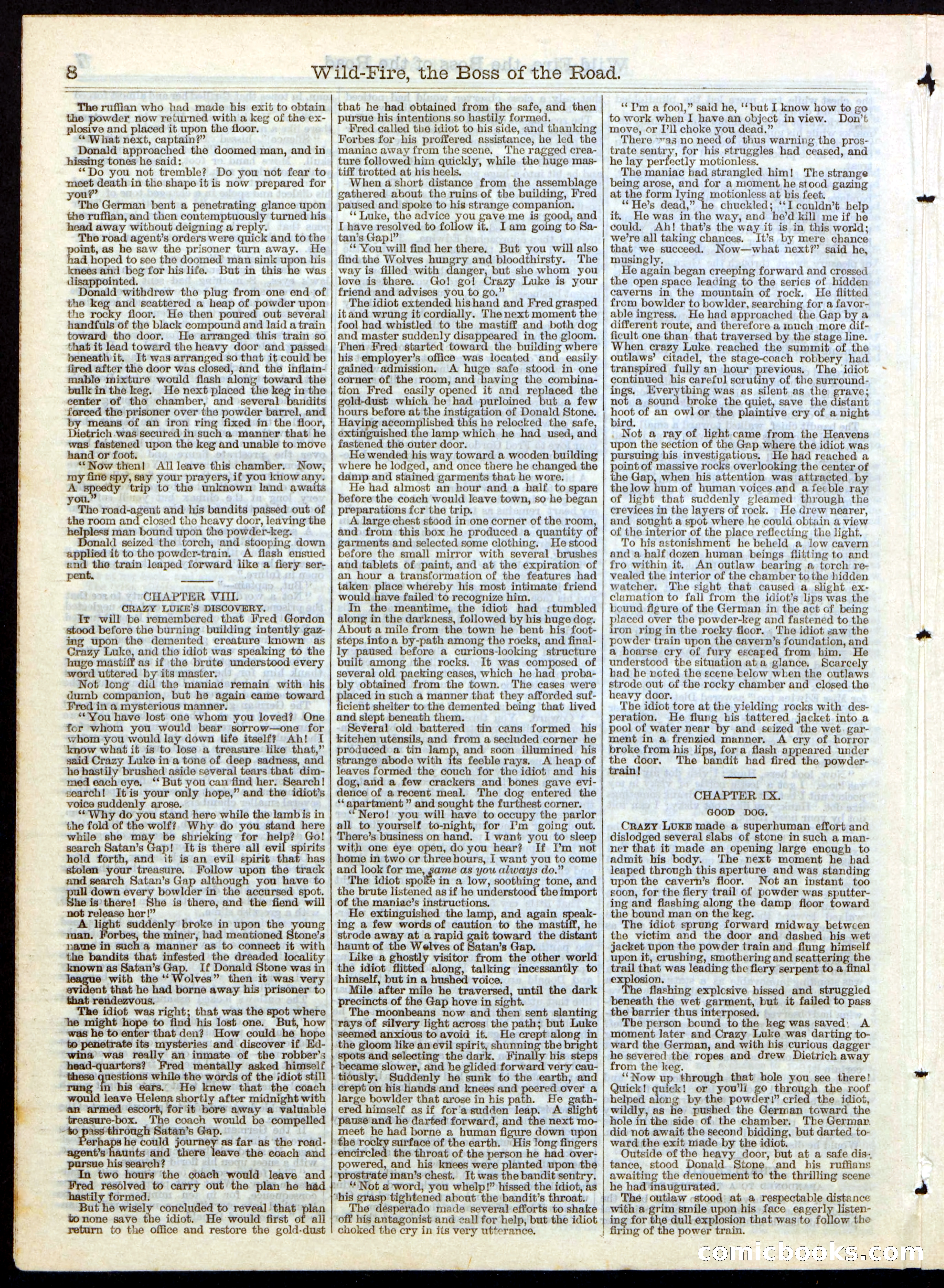 Beadle's Half Dime Library No. 127 — page 8 of 16