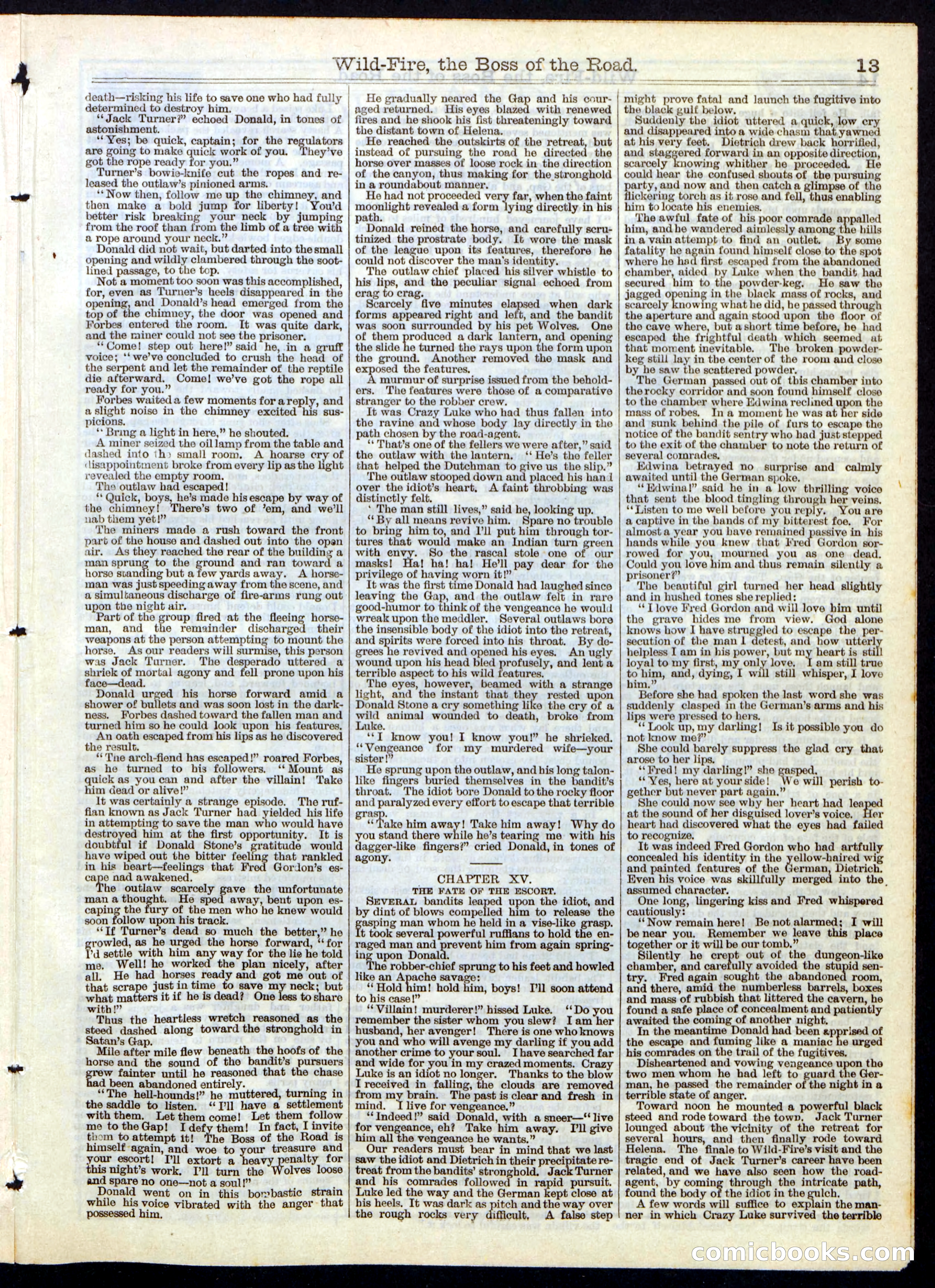 Beadle's Half Dime Library No. 127 — page 13 of 16
