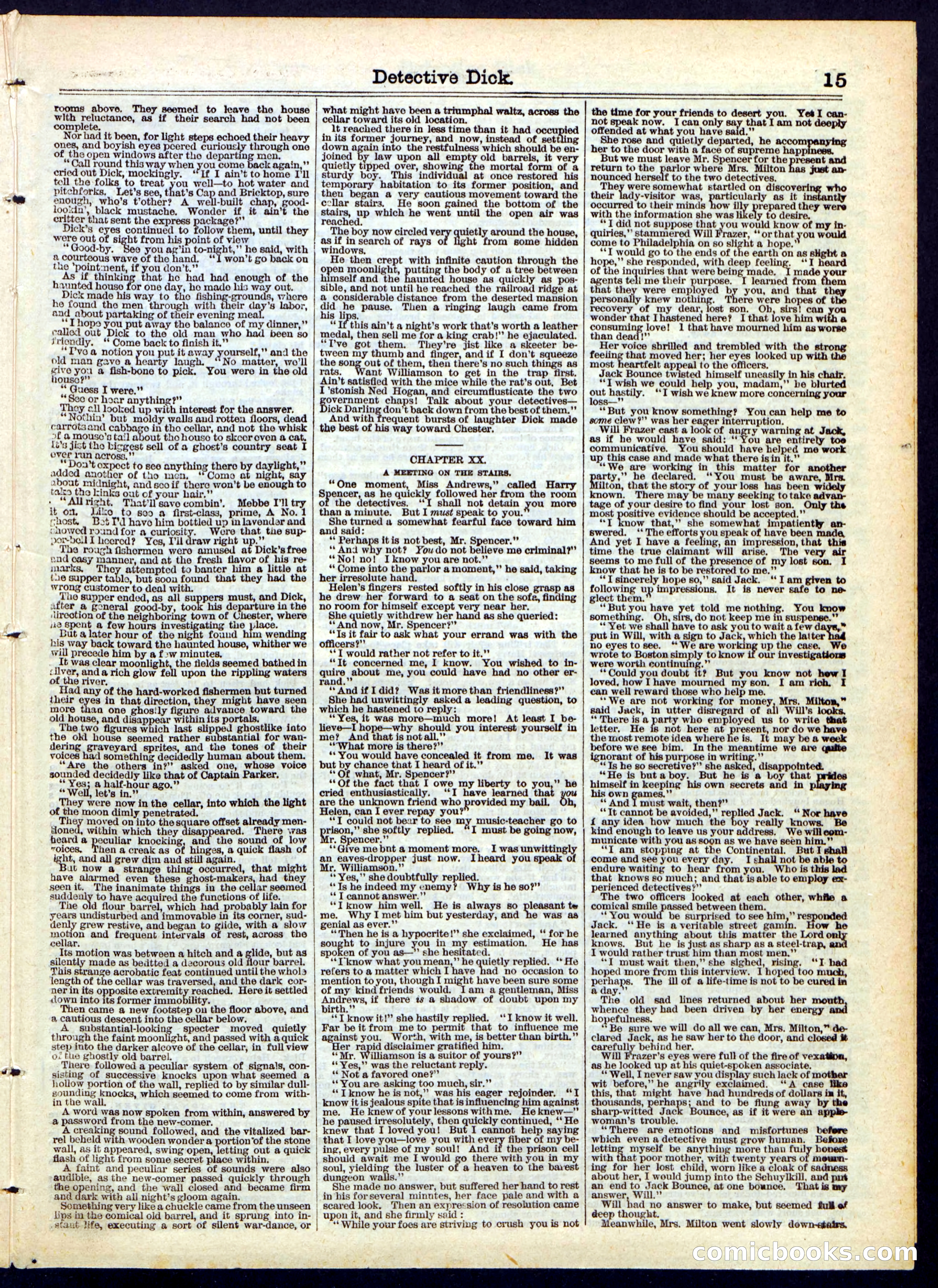 Beadle's Half Dime Library, No. 130 — page 15 of 20