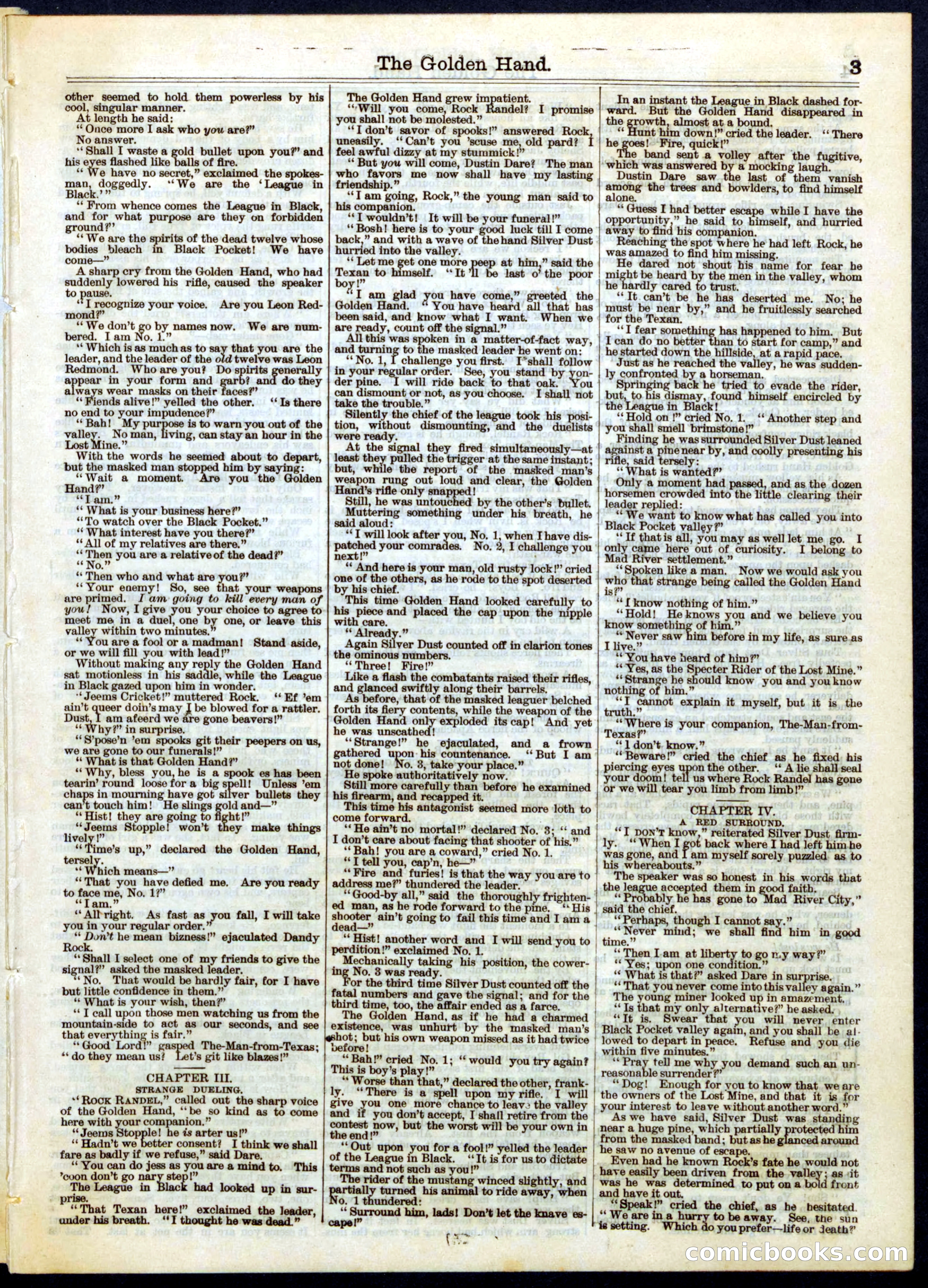 Beadle's Half Dime Library No. 131 — page 3 of 16