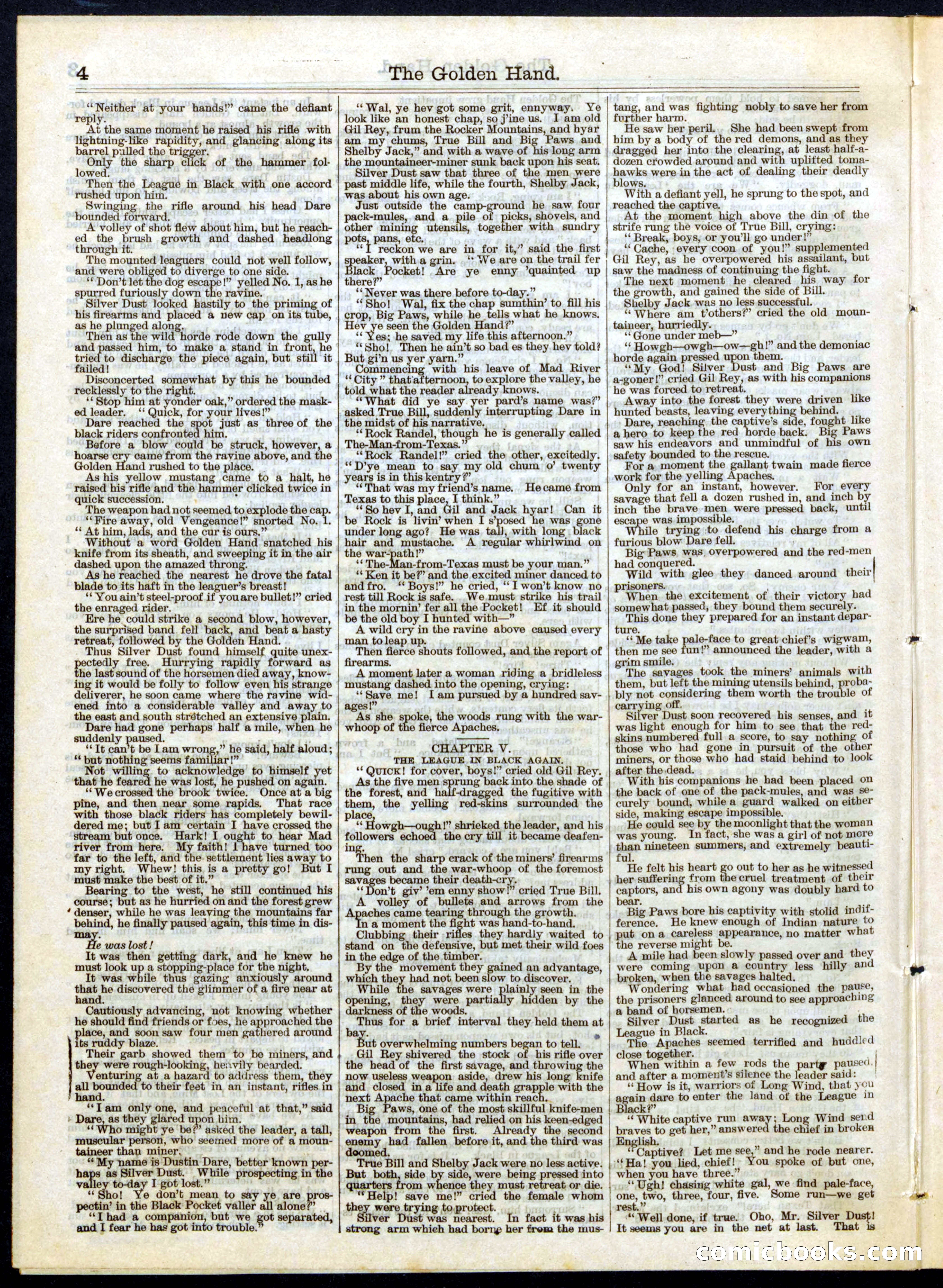 Beadle's Half Dime Library No. 131 — page 4 of 16
