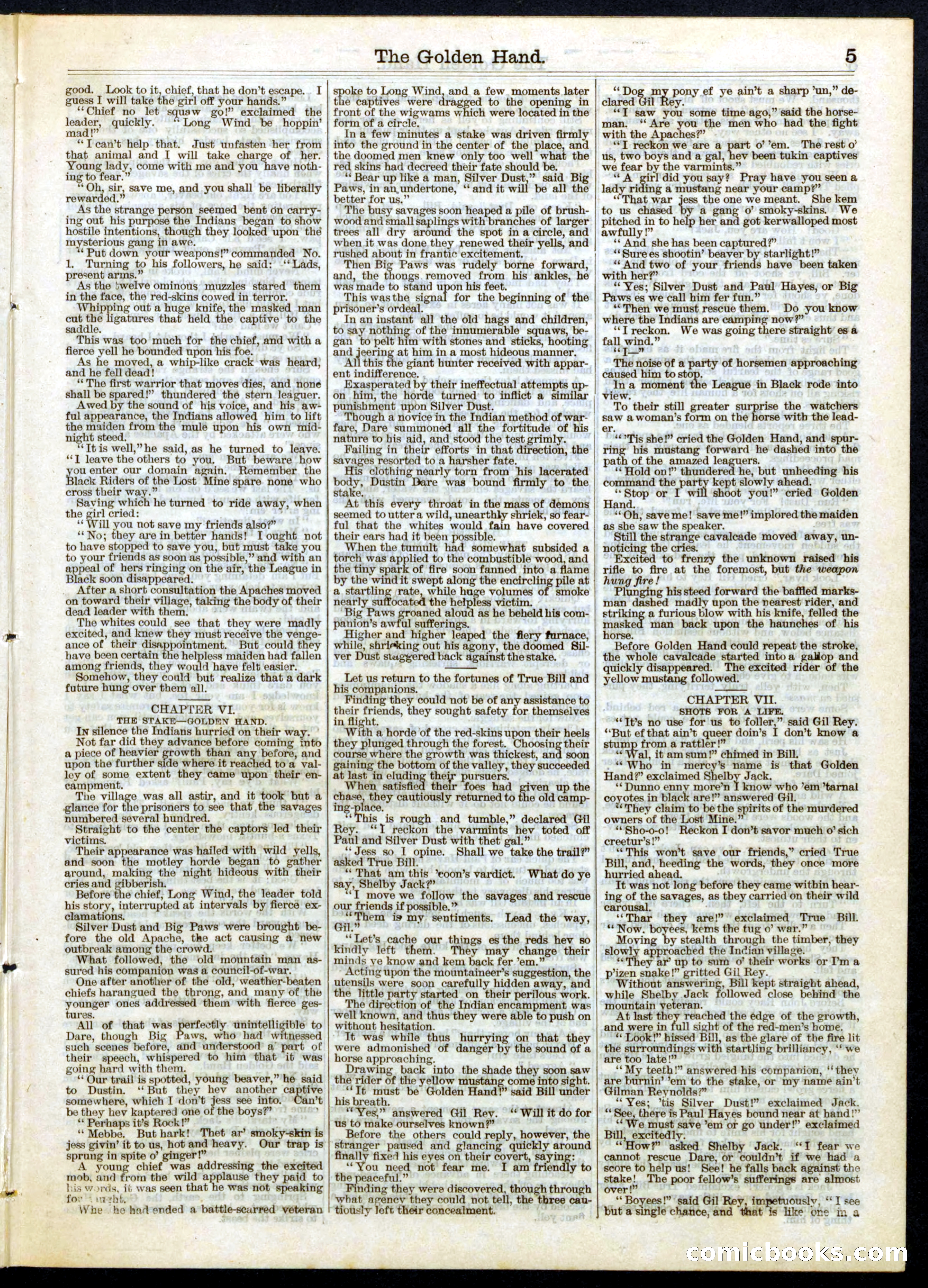 Beadle's Half Dime Library No. 131 — page 5 of 16