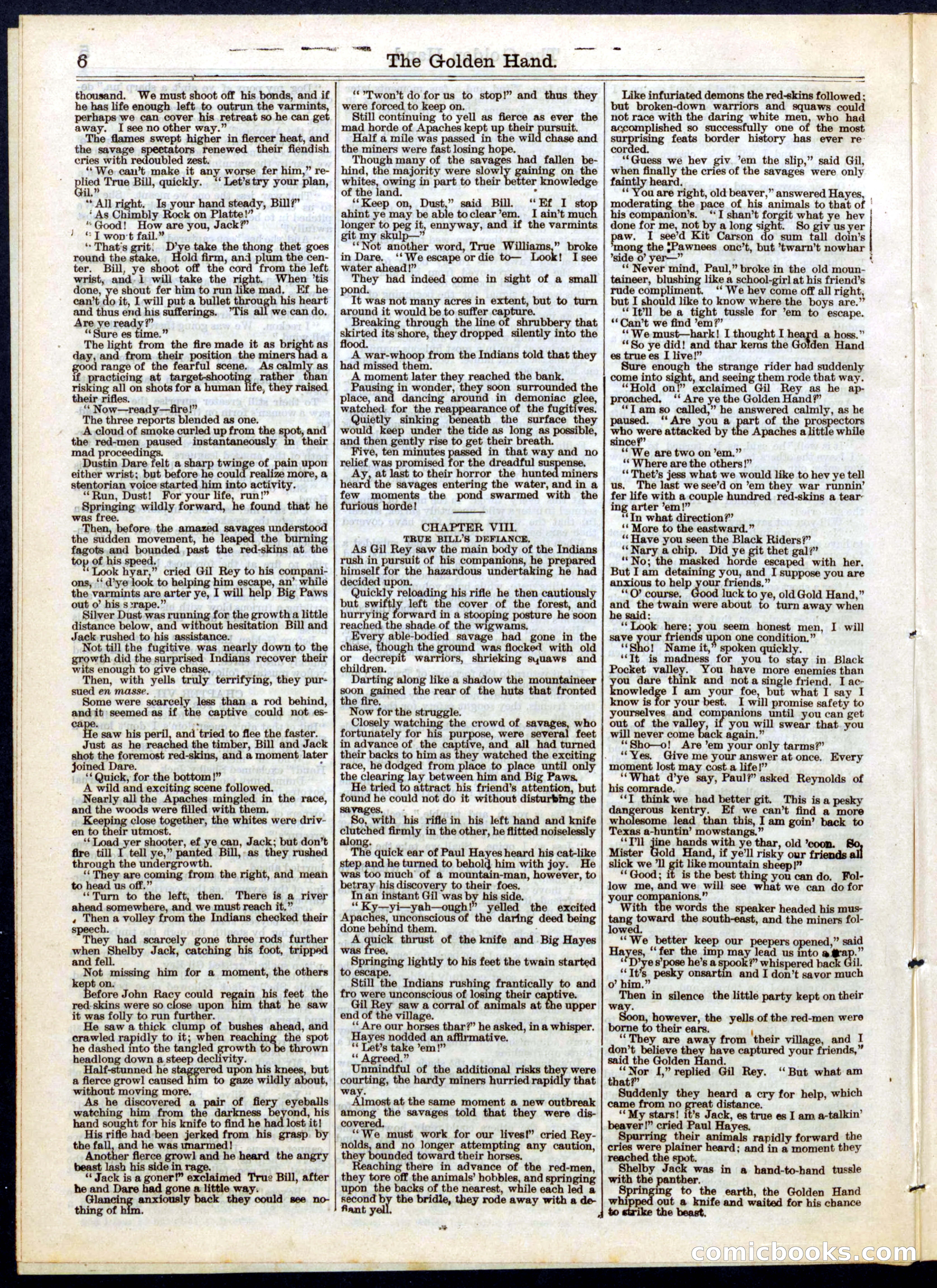 Beadle's Half Dime Library No. 131 — page 6 of 16