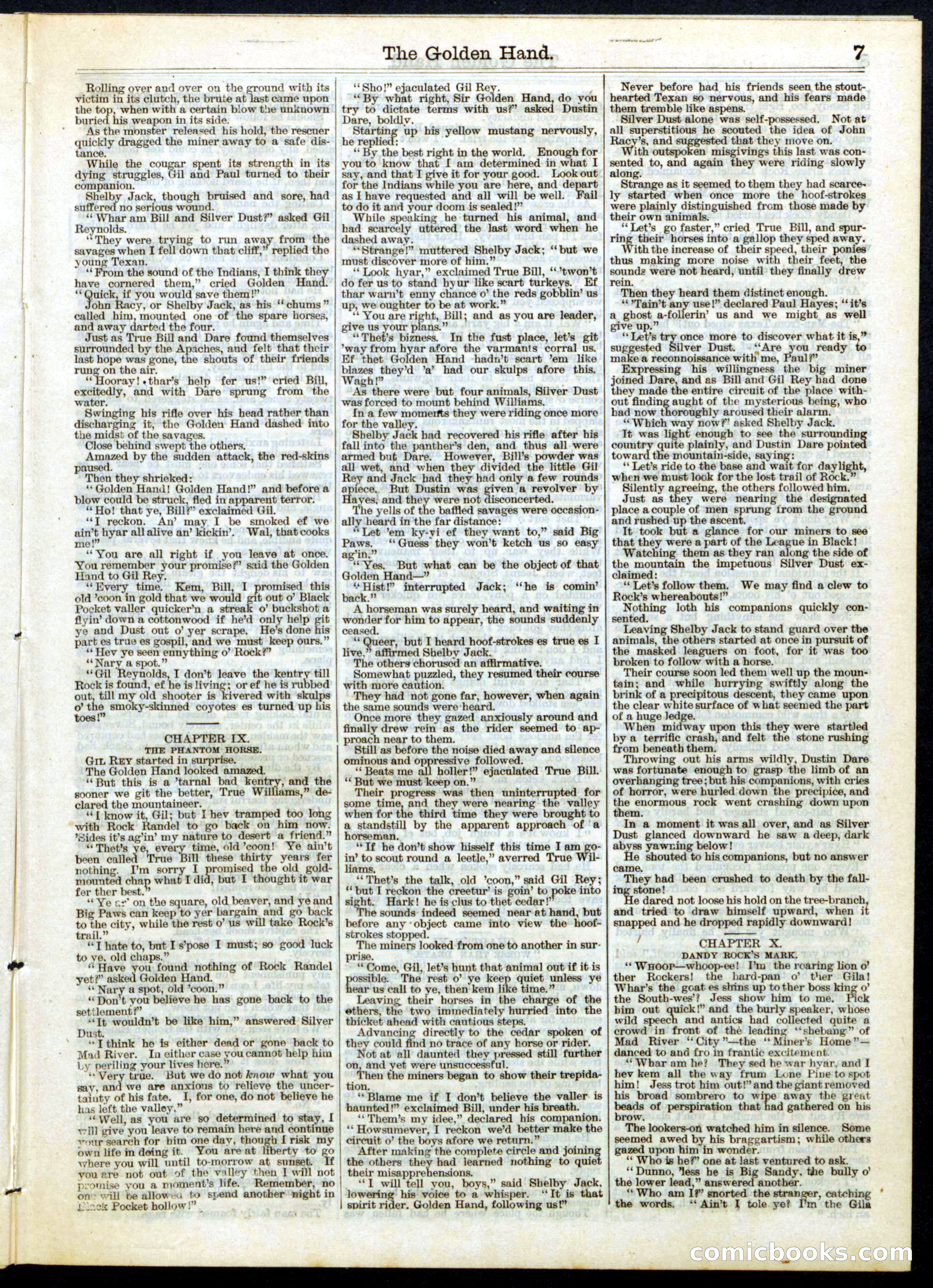 Beadle's Half Dime Library No. 131 — page 7 of 16