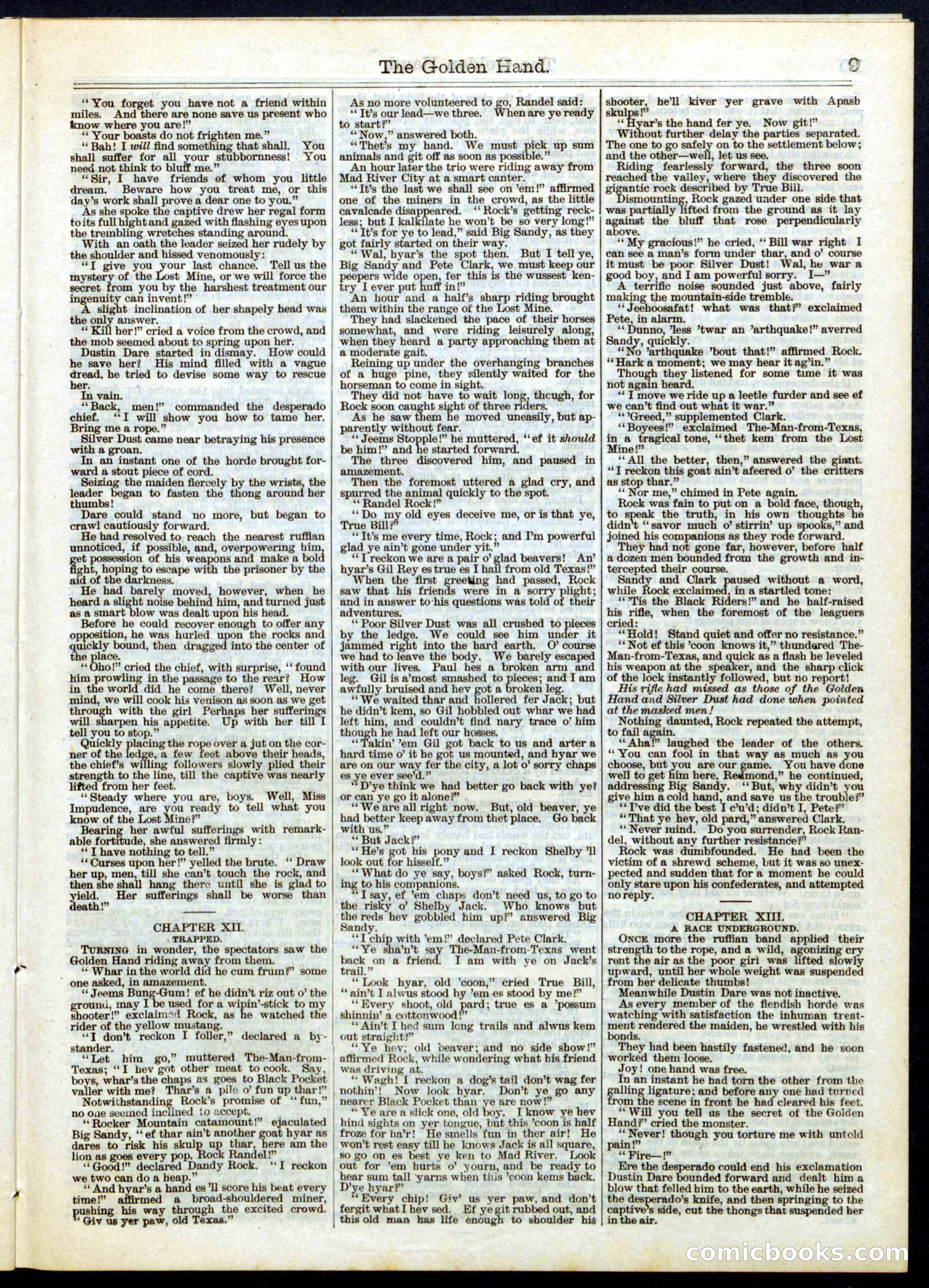 Beadle's Half Dime Library No. 131 — page 9 of 16