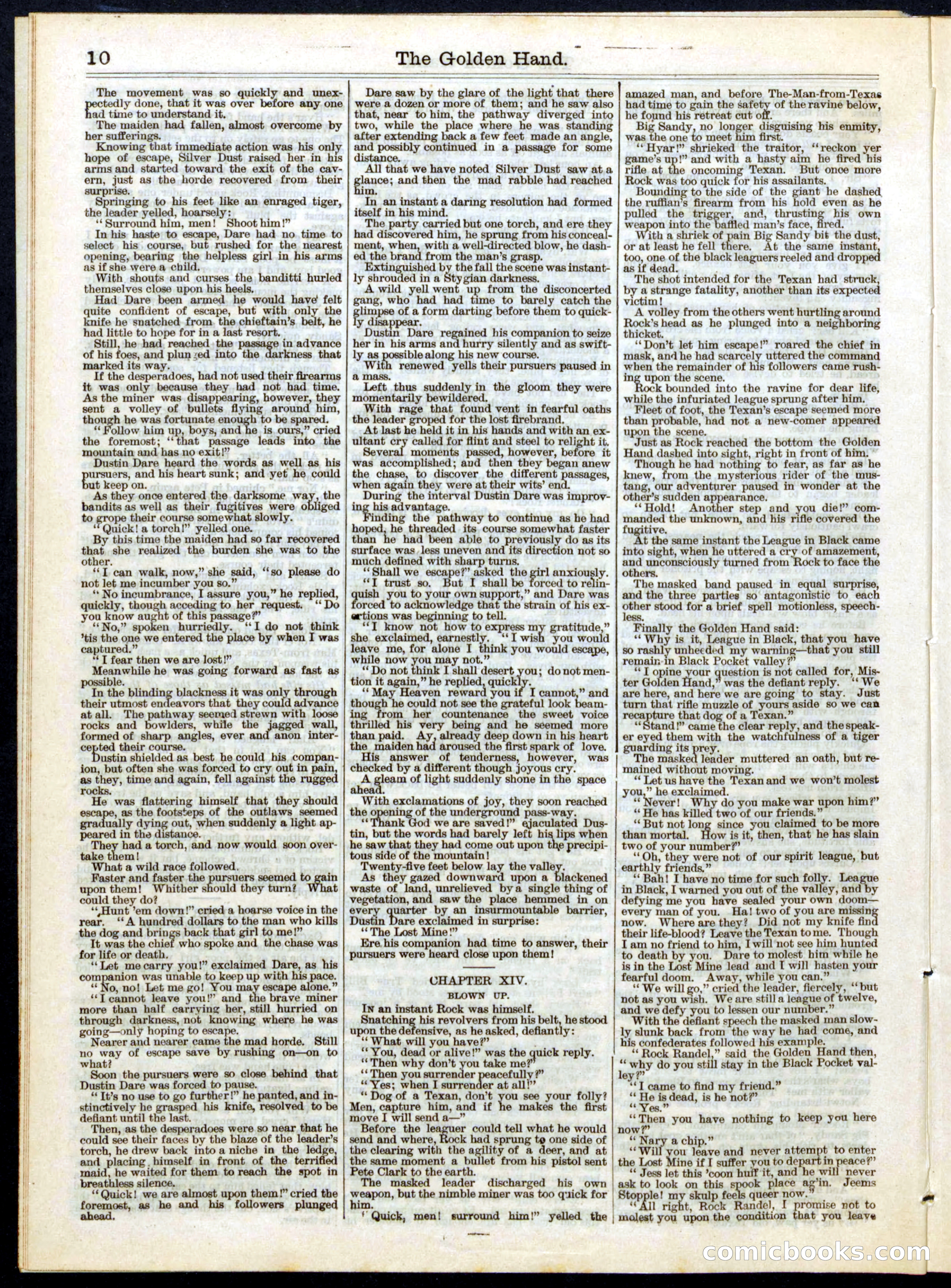 Beadle's Half Dime Library No. 131 — page 10 of 16