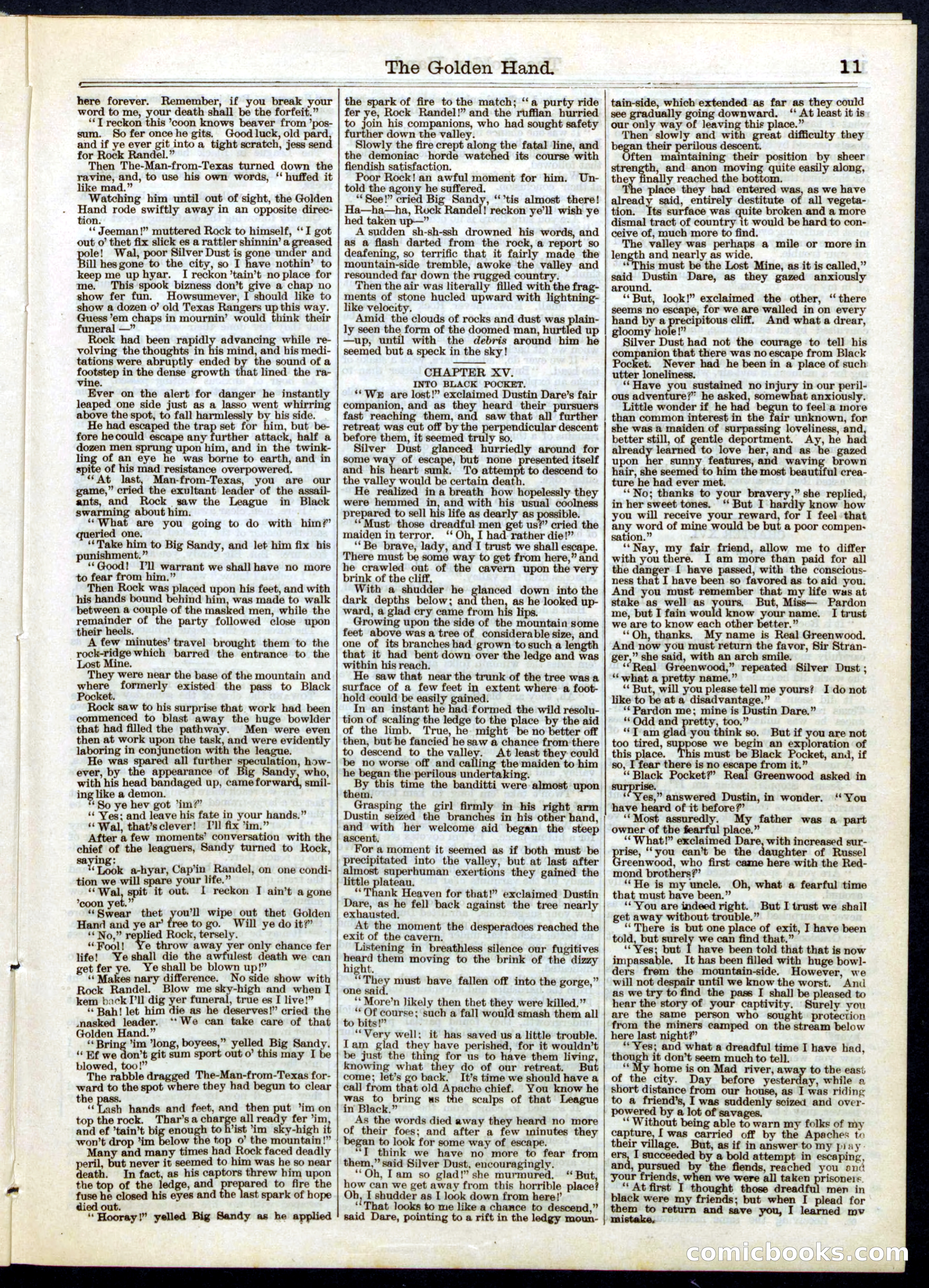 Beadle's Half Dime Library No. 131 — page 11 of 16