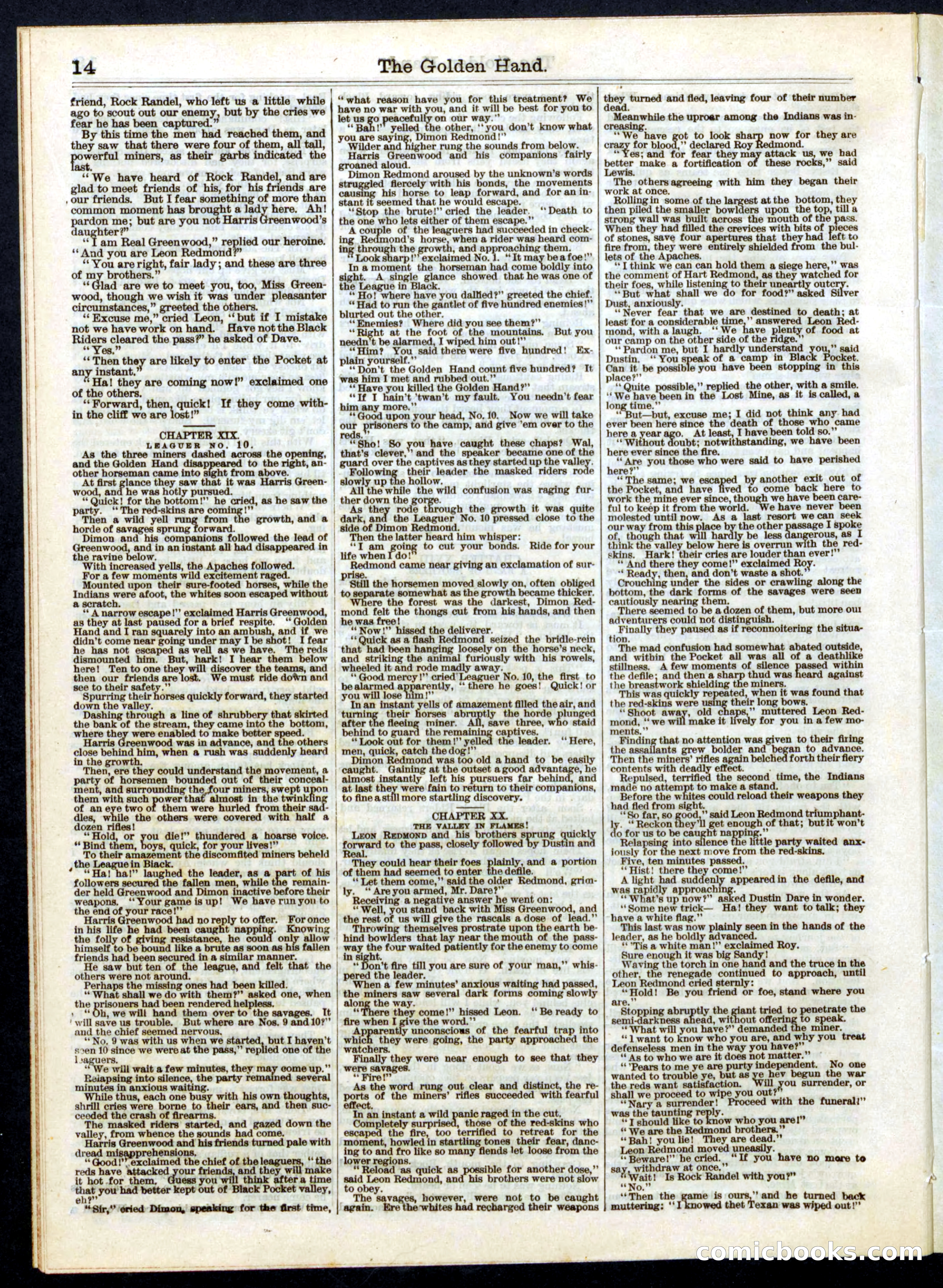 Beadle's Half Dime Library No. 131 — page 14 of 16