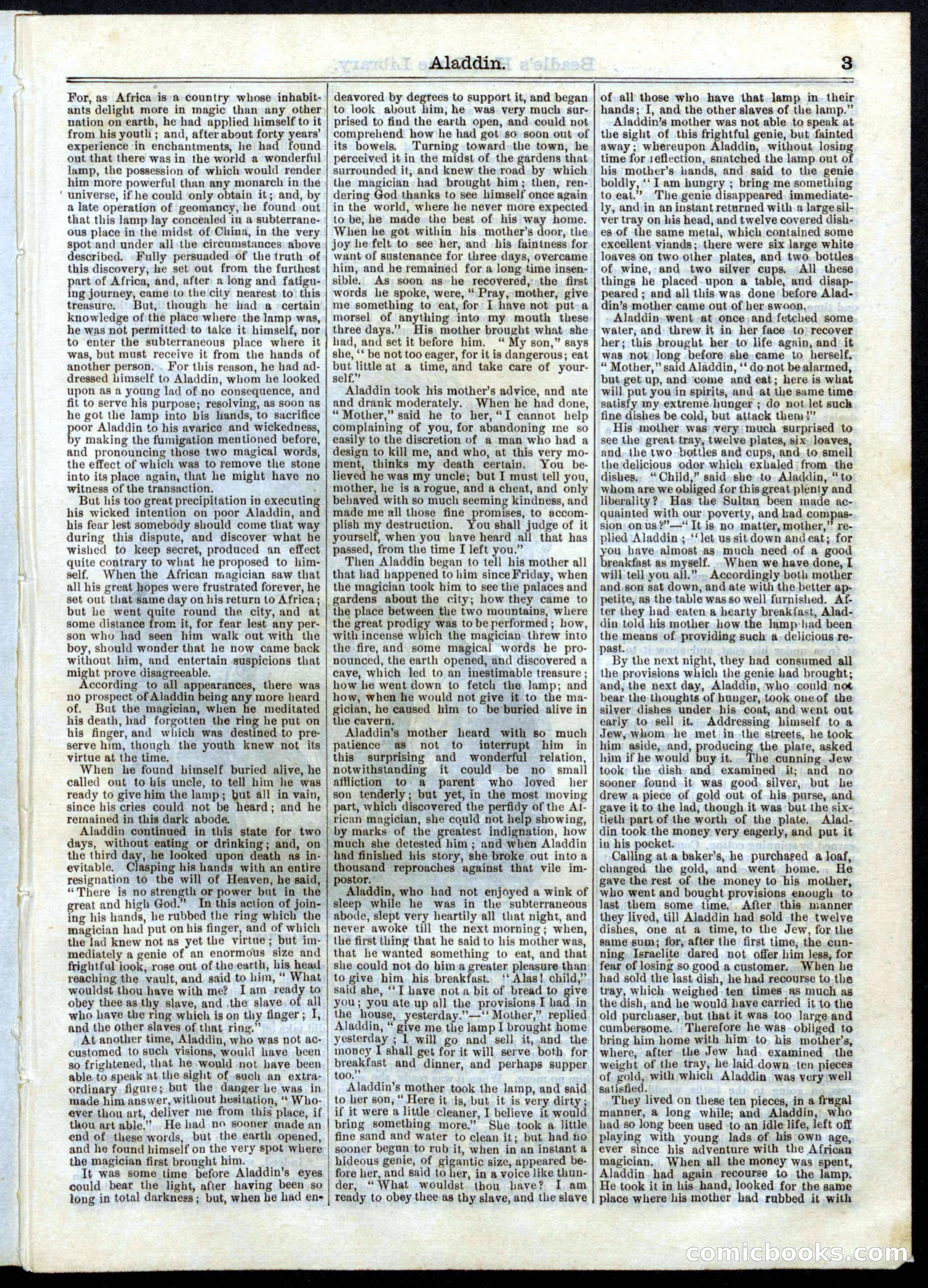 Beadle's Half Dime Library, No. 14 — page 3 of 16