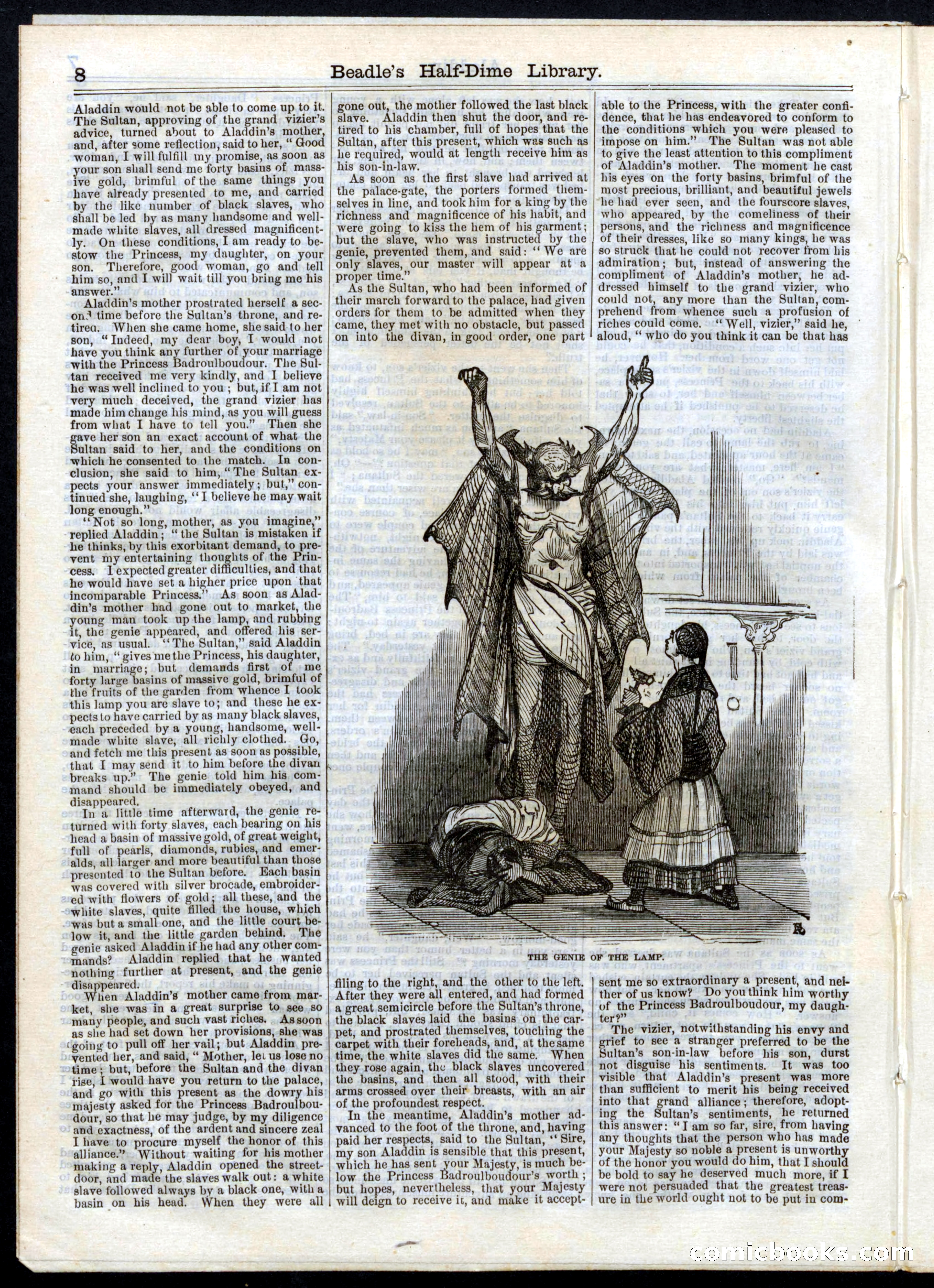 Beadle's Half Dime Library, No. 14 — page 8 of 16