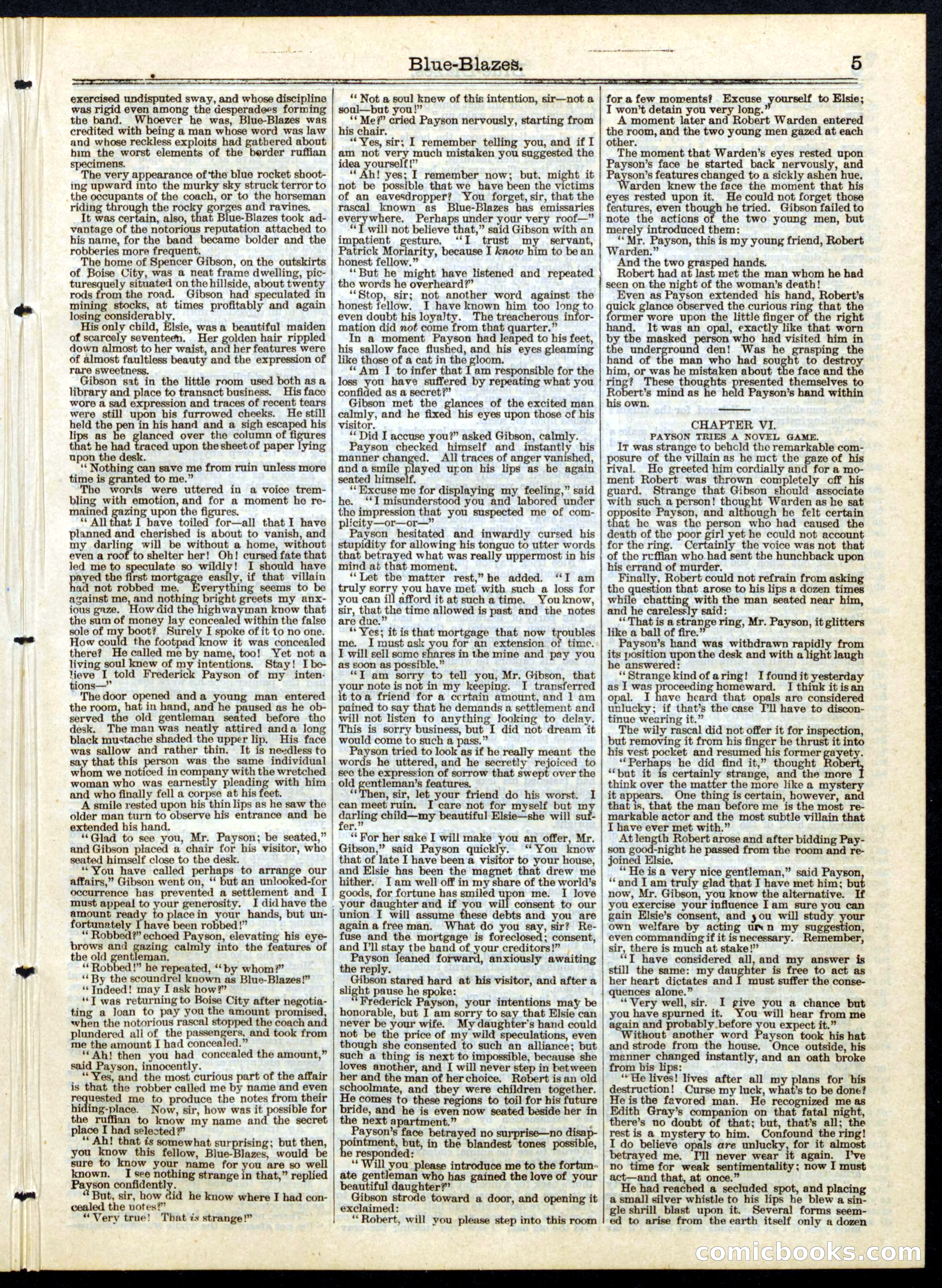 Beadle's Half Dime Library, No. 140 — page 5 of 16