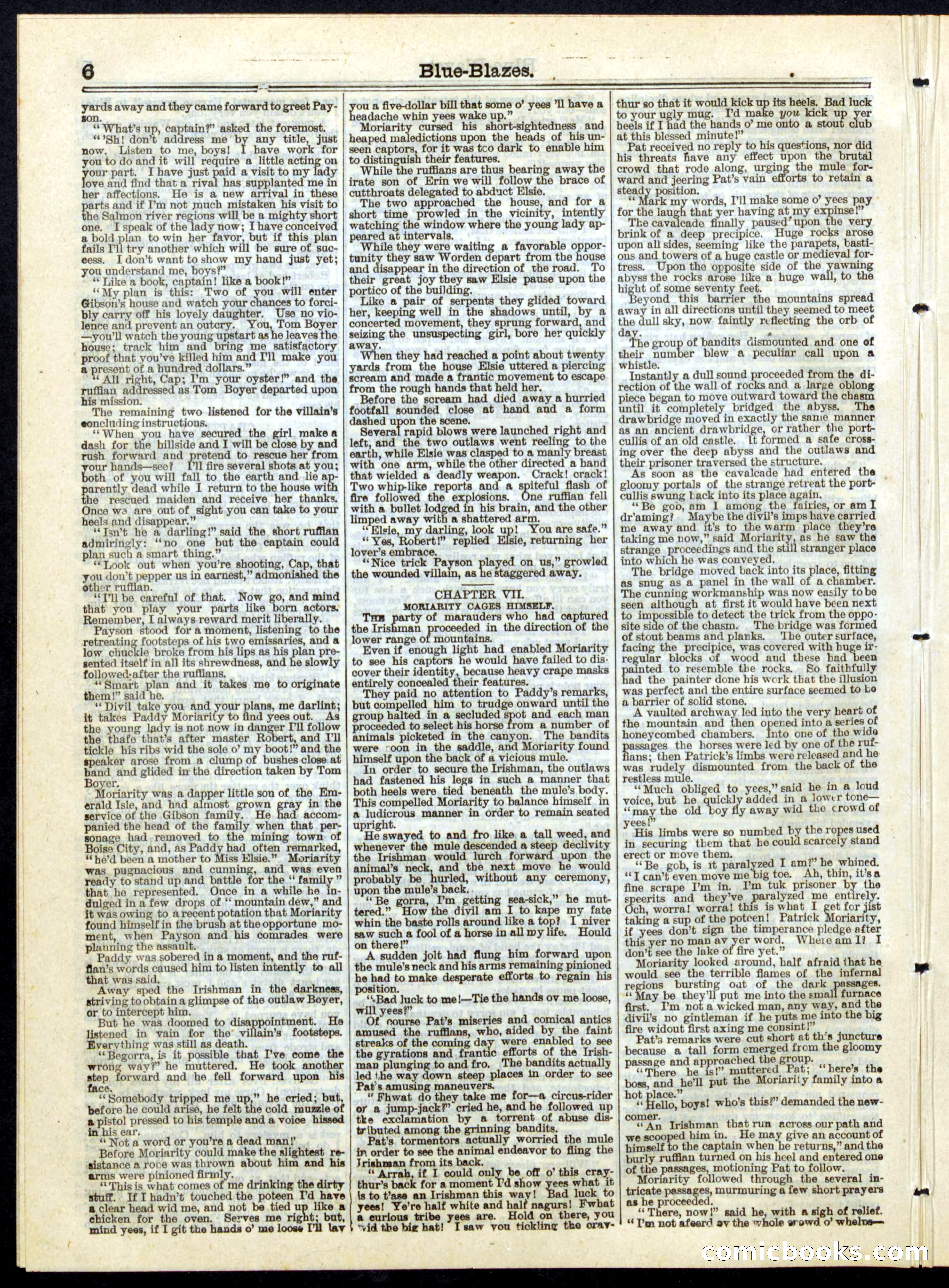 Beadle's Half Dime Library, No. 140 — page 6 of 16