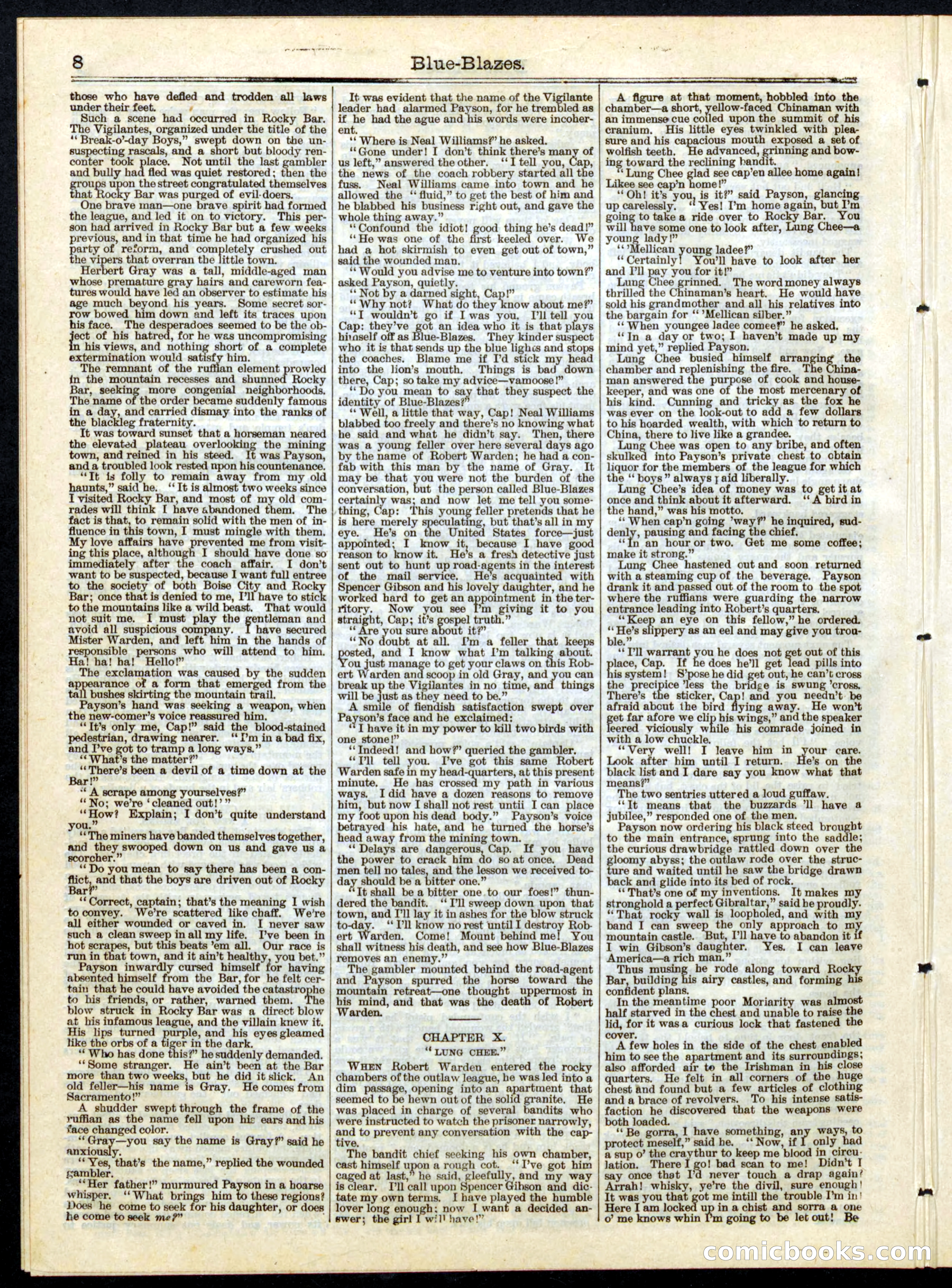 Beadle's Half Dime Library, No. 140 — page 8 of 16