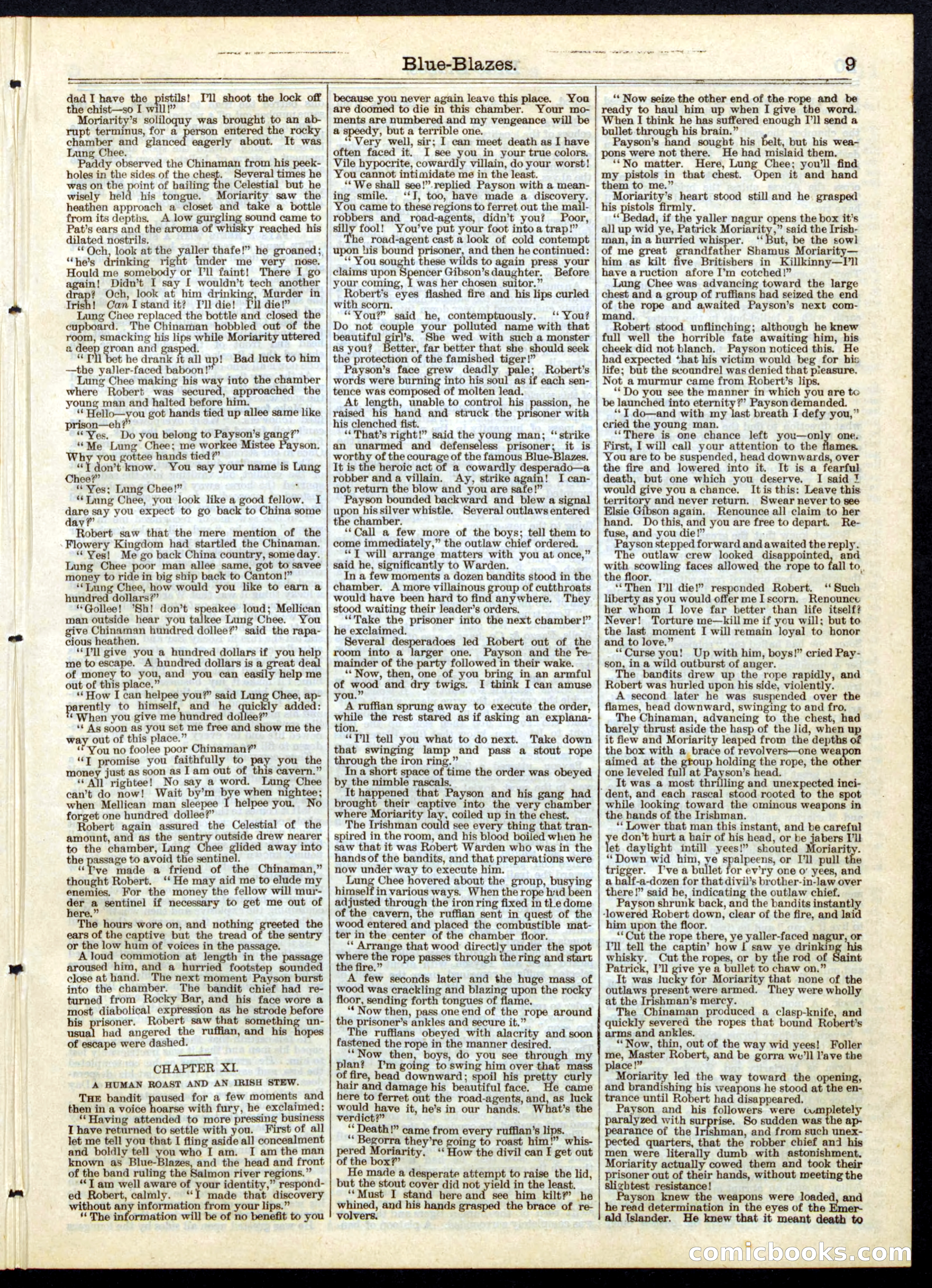 Beadle's Half Dime Library, No. 140 — page 9 of 16