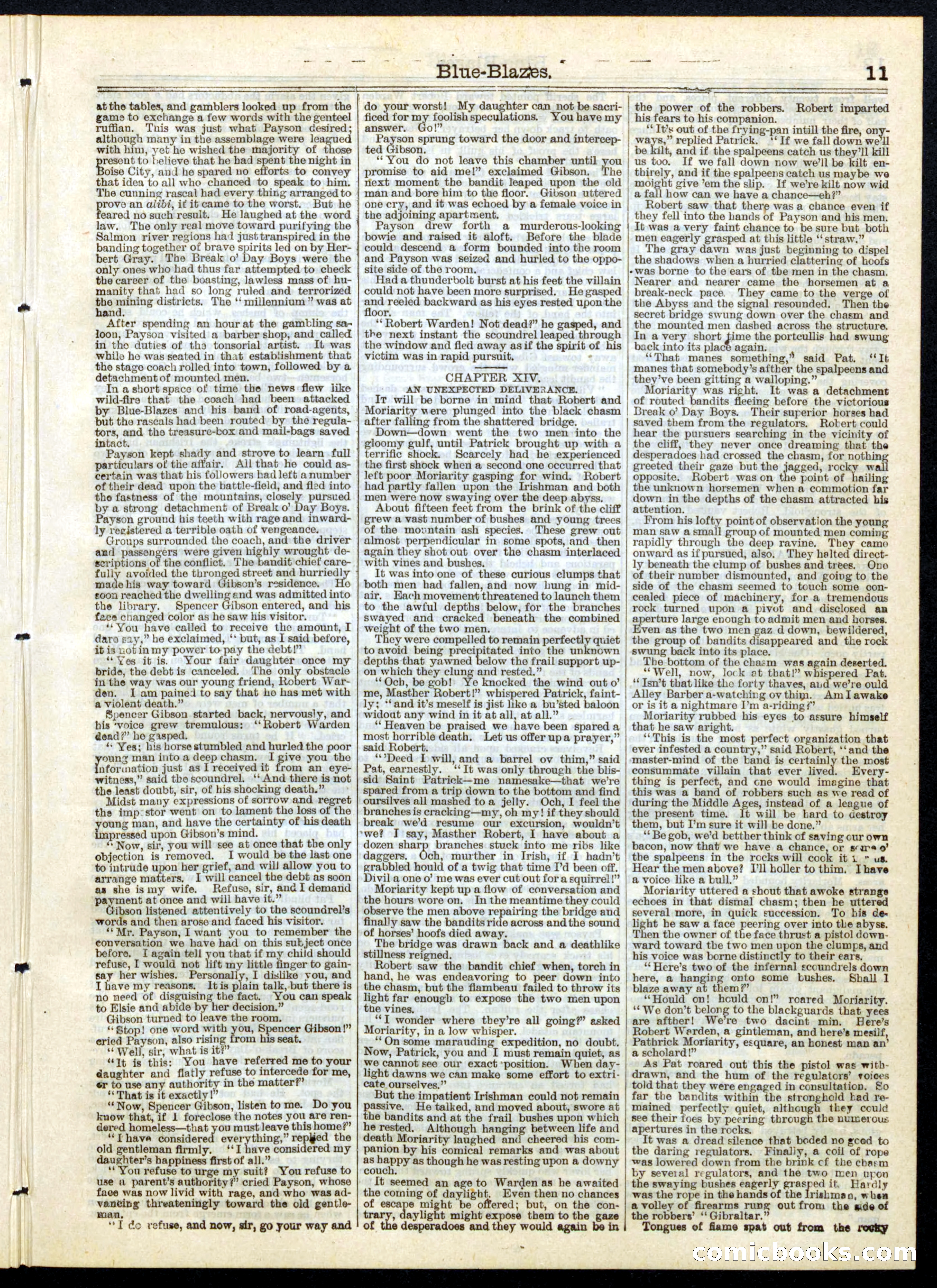Beadle's Half Dime Library, No. 140 — page 11 of 16