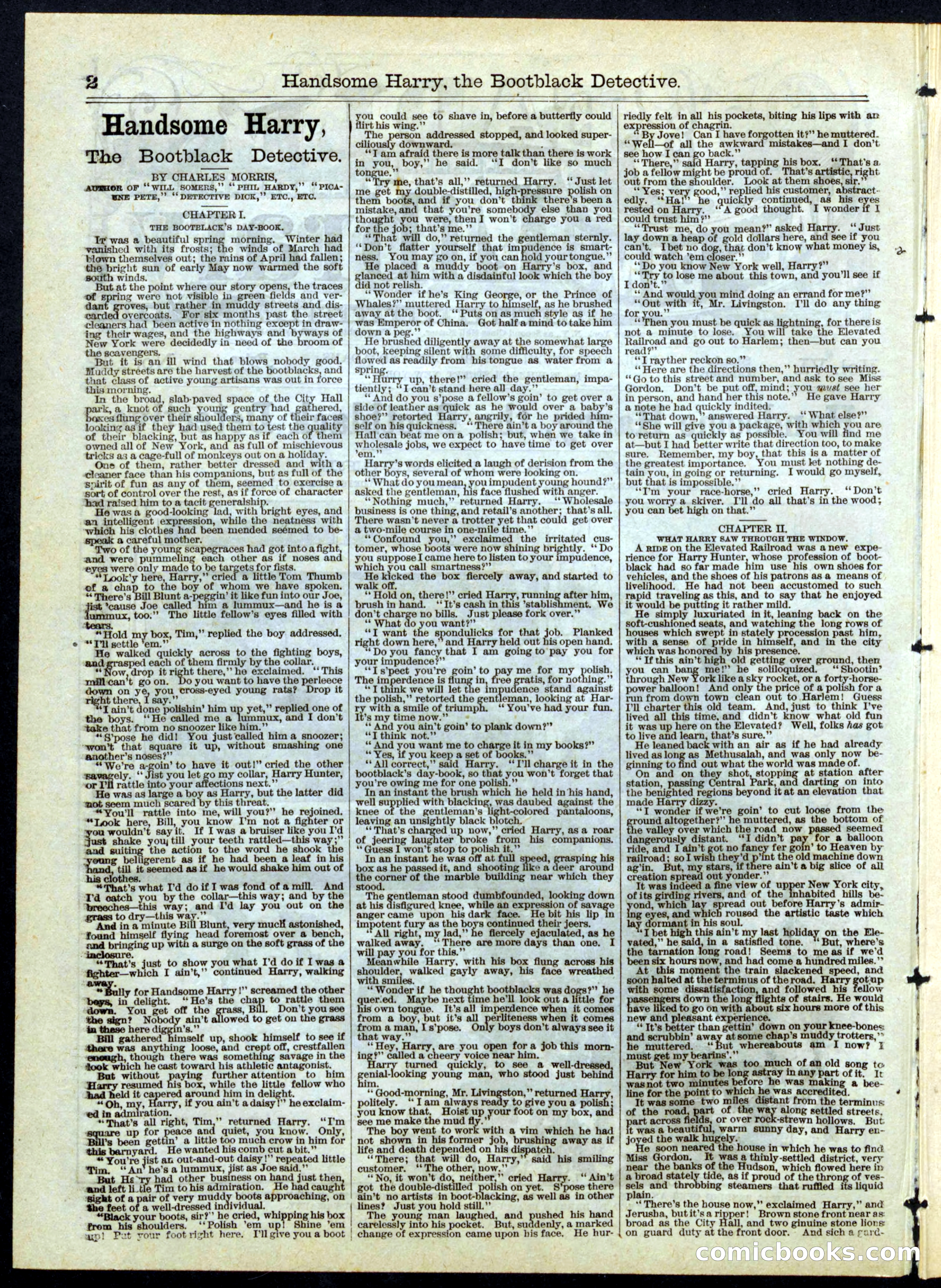 Beadle's Half Dime Library, No. 142 — page 2 of 16
