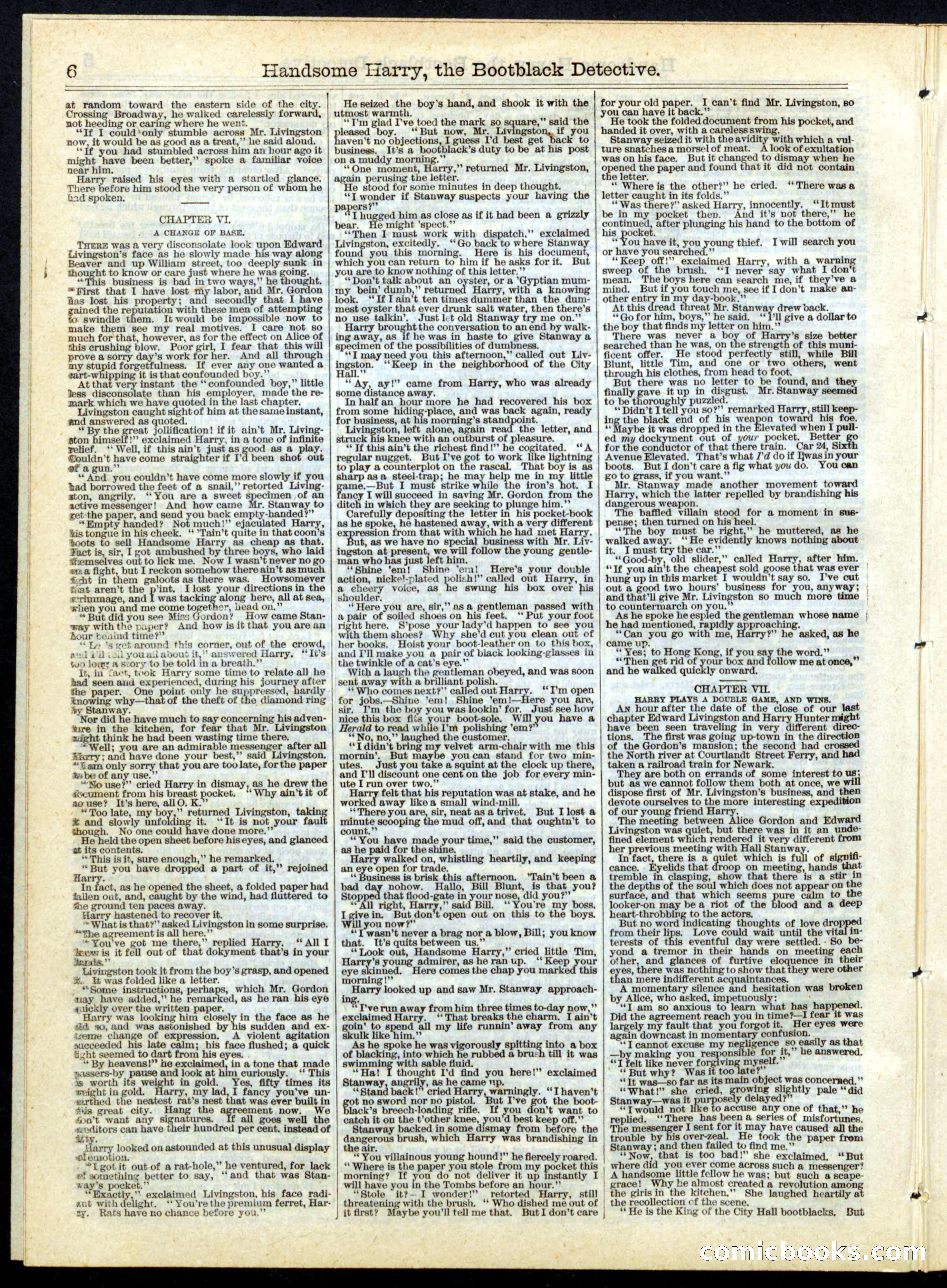 Beadle's Half Dime Library, No. 142 — page 6 of 16