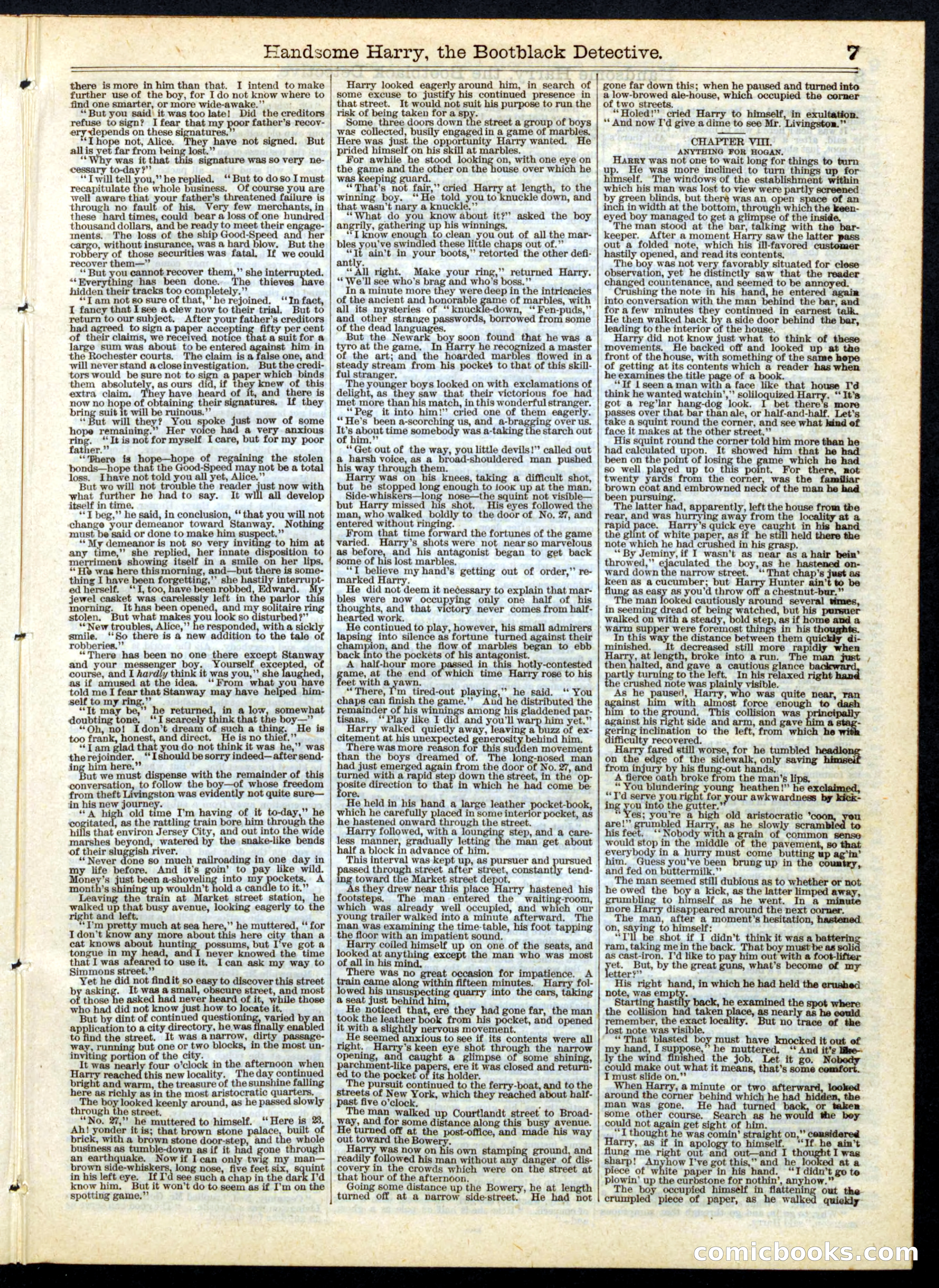 Beadle's Half Dime Library, No. 142 — page 7 of 16