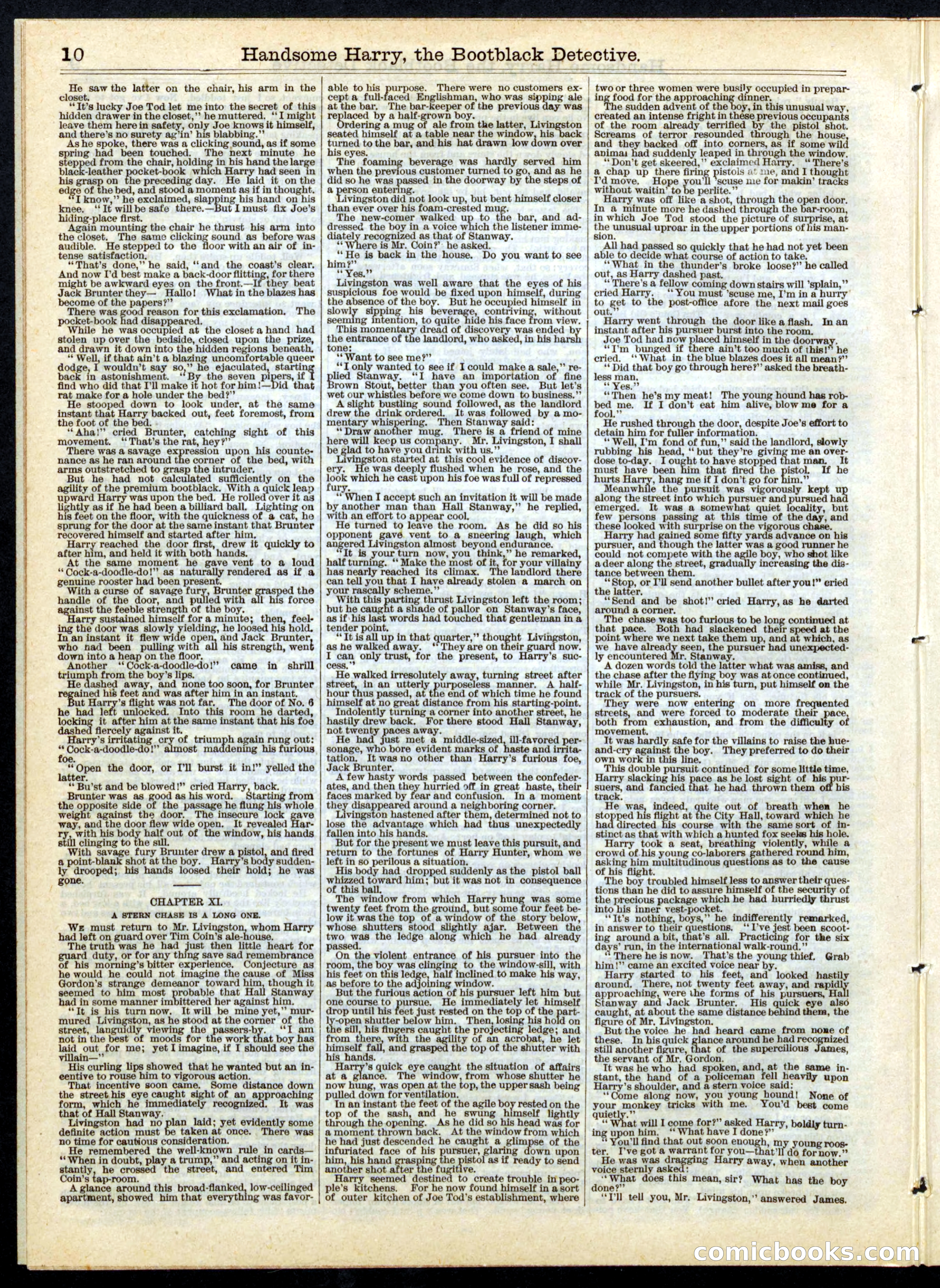 Beadle's Half Dime Library, No. 142 — page 10 of 16