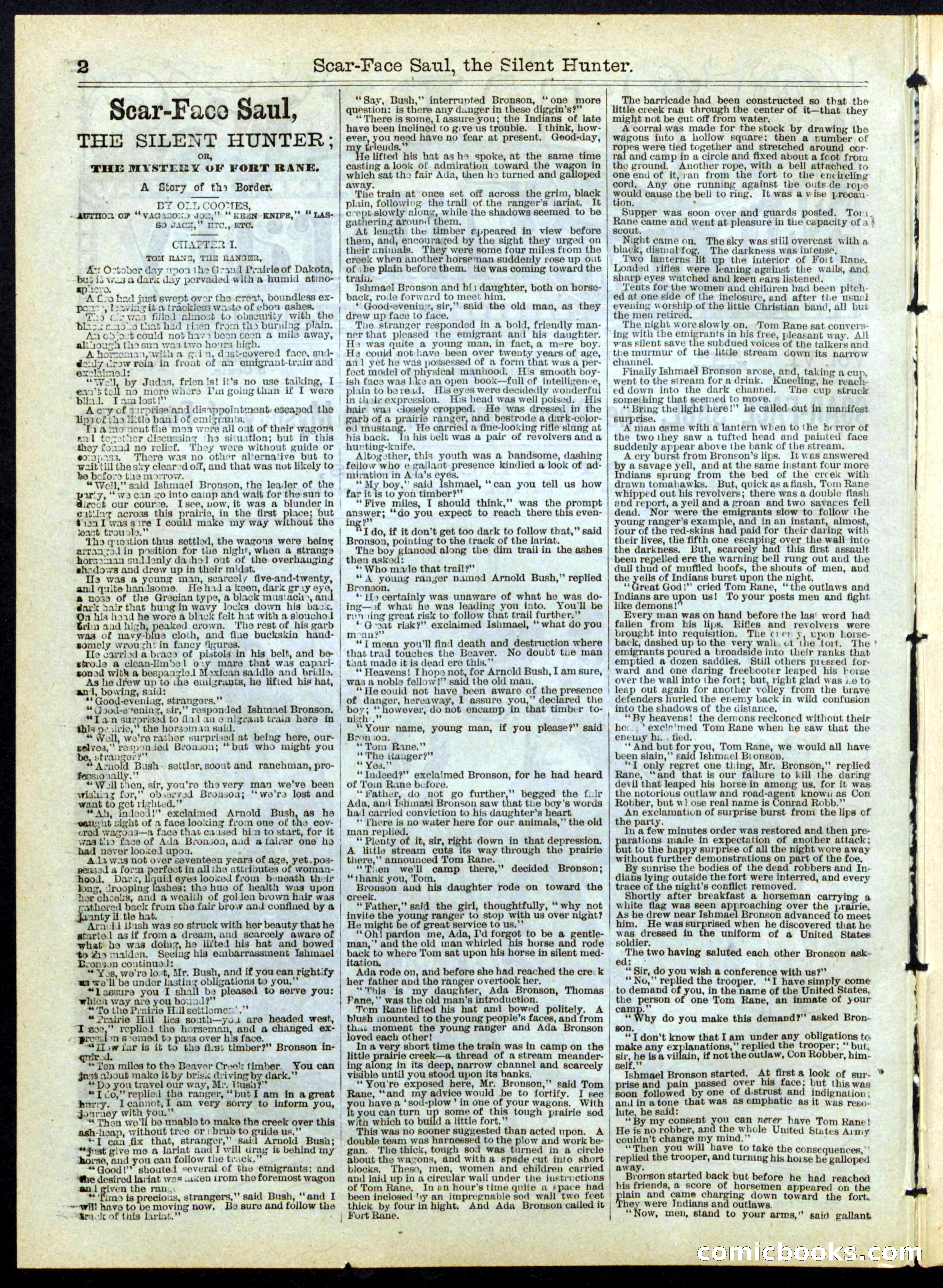 Beadle's Half Dime Library, No. 143 — page 2 of 16