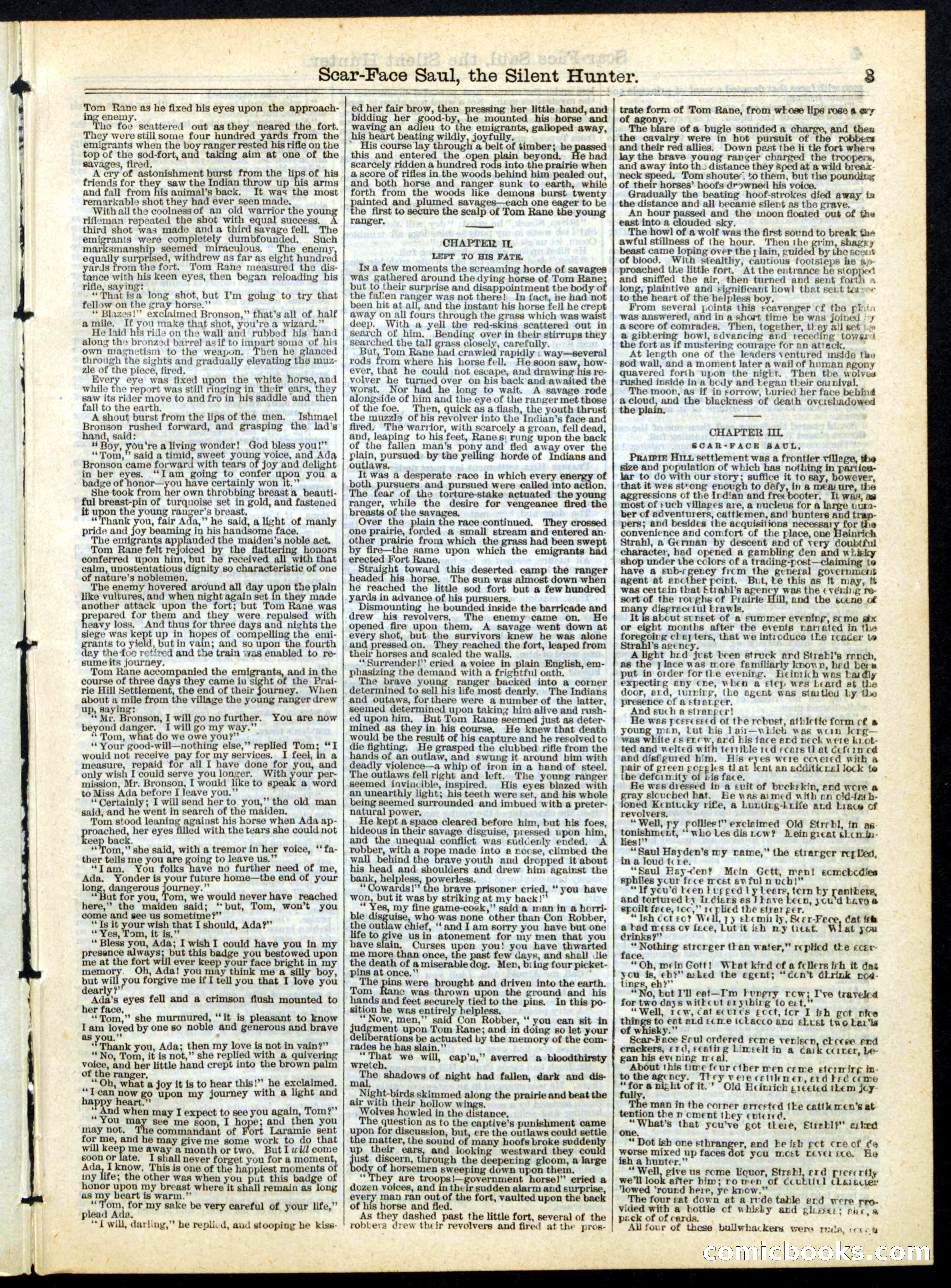 Beadle's Half Dime Library, No. 143 — page 3 of 16