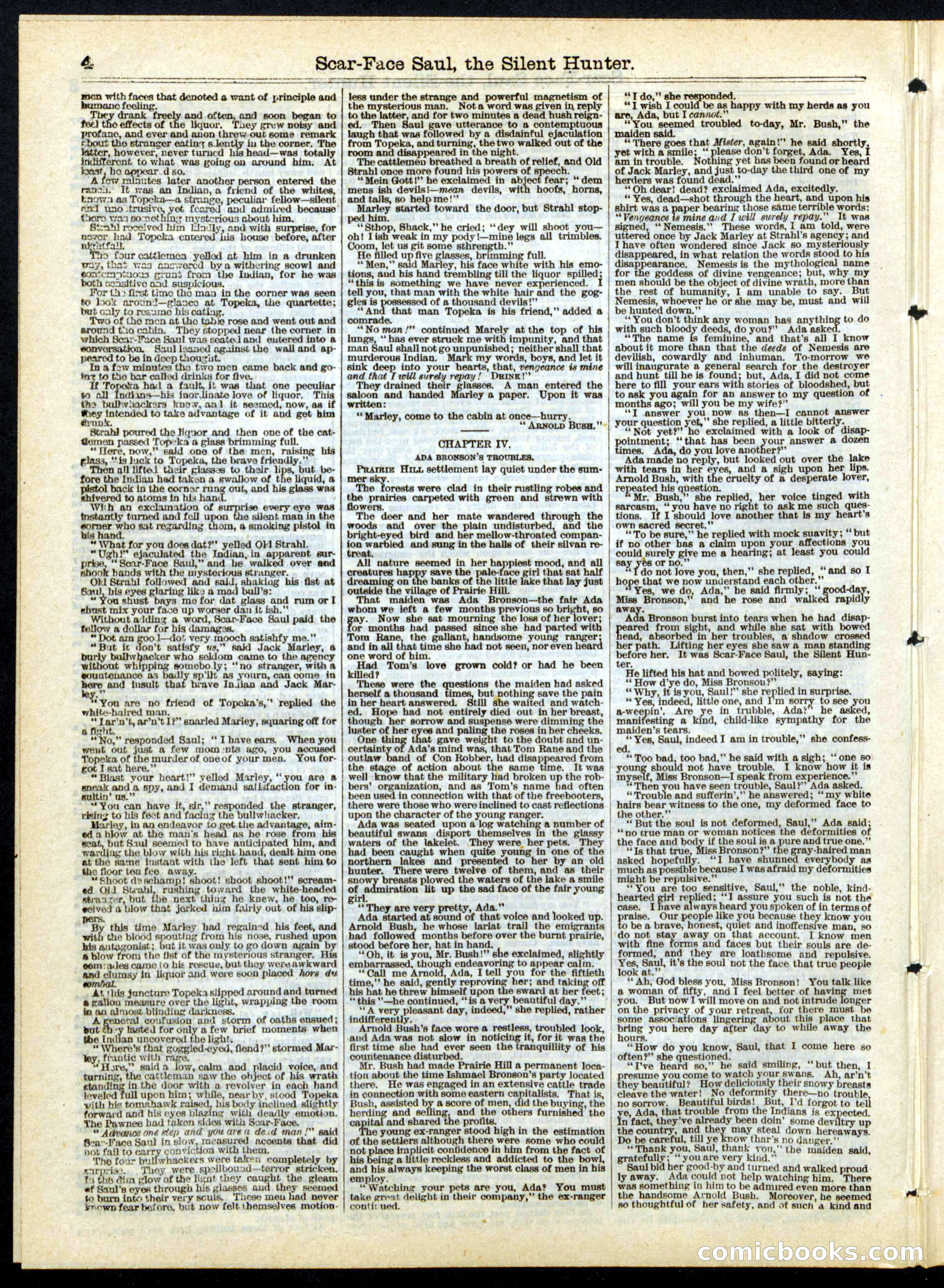 Beadle's Half Dime Library, No. 143 — page 4 of 16