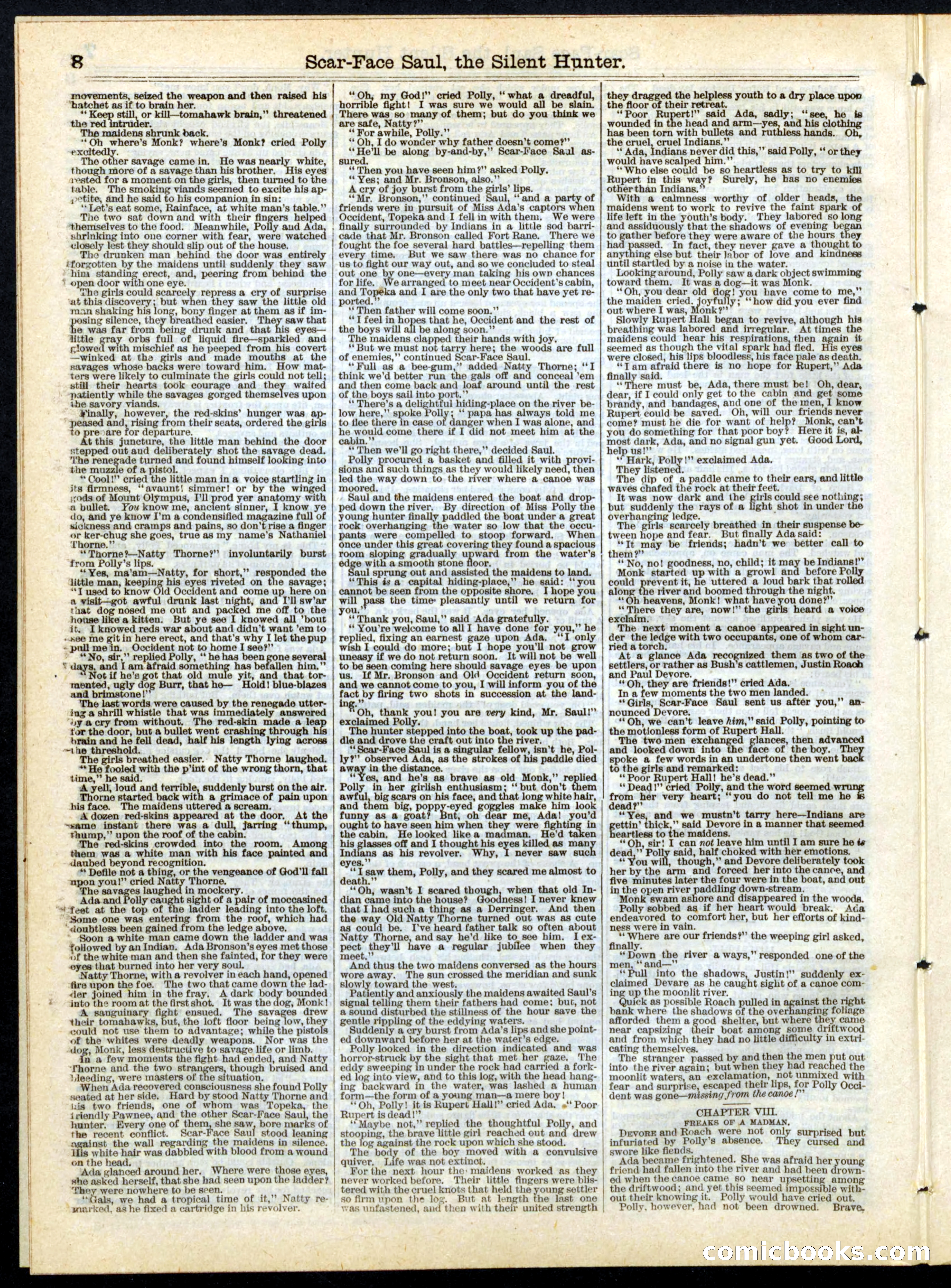 Beadle's Half Dime Library, No. 143 — page 8 of 16