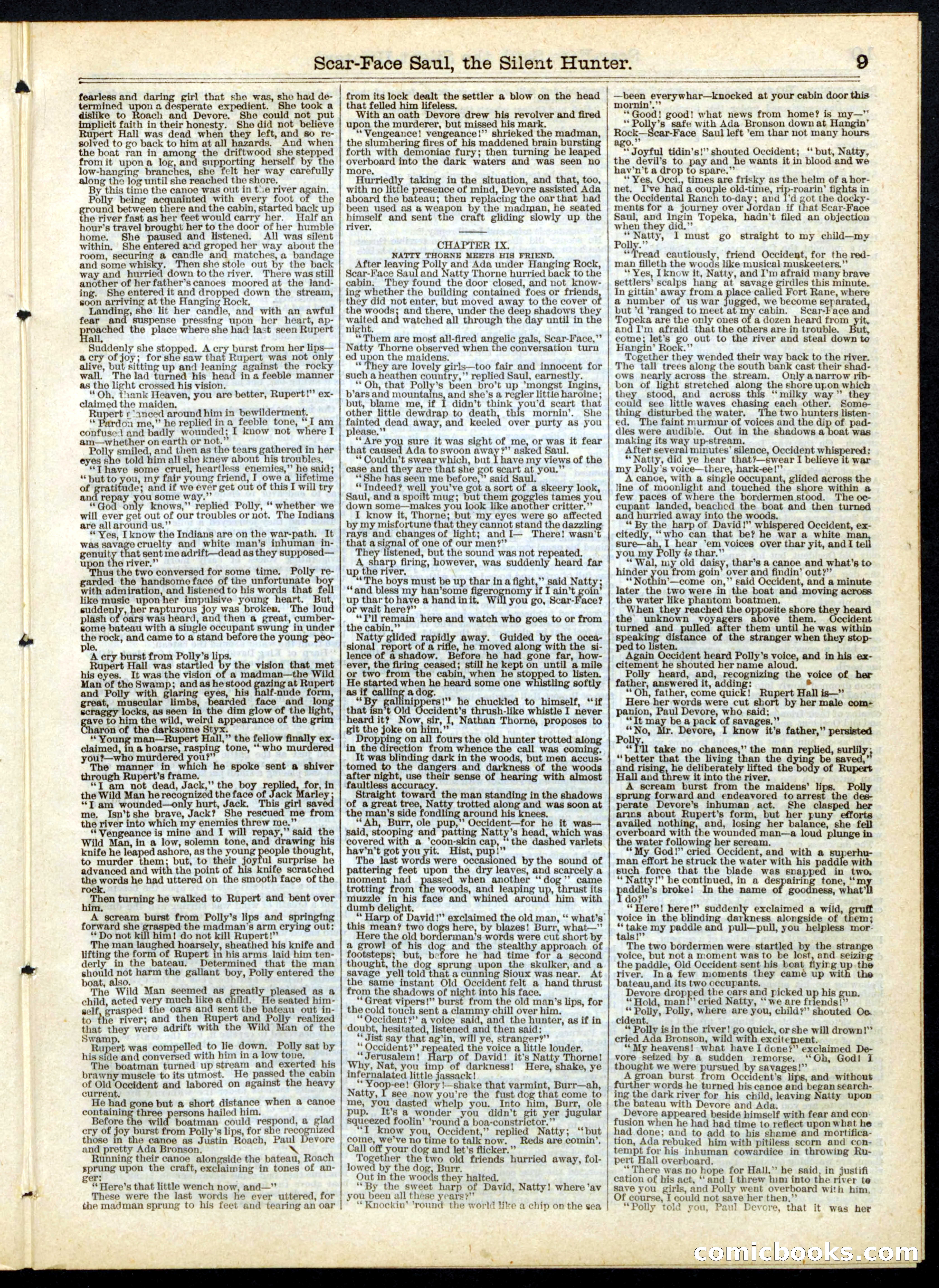 Beadle's Half Dime Library, No. 143 — page 9 of 16