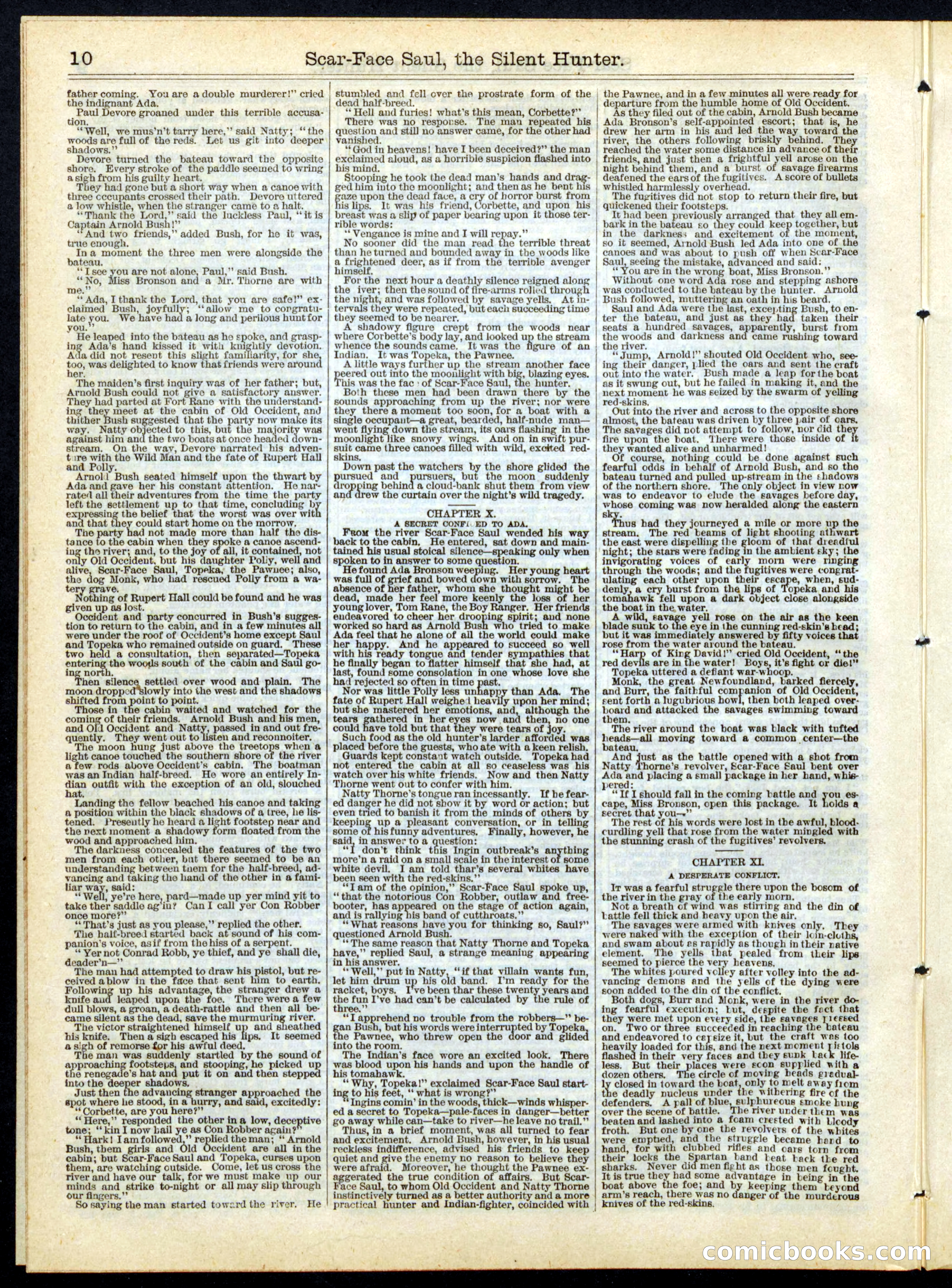 Beadle's Half Dime Library, No. 143 — page 10 of 16