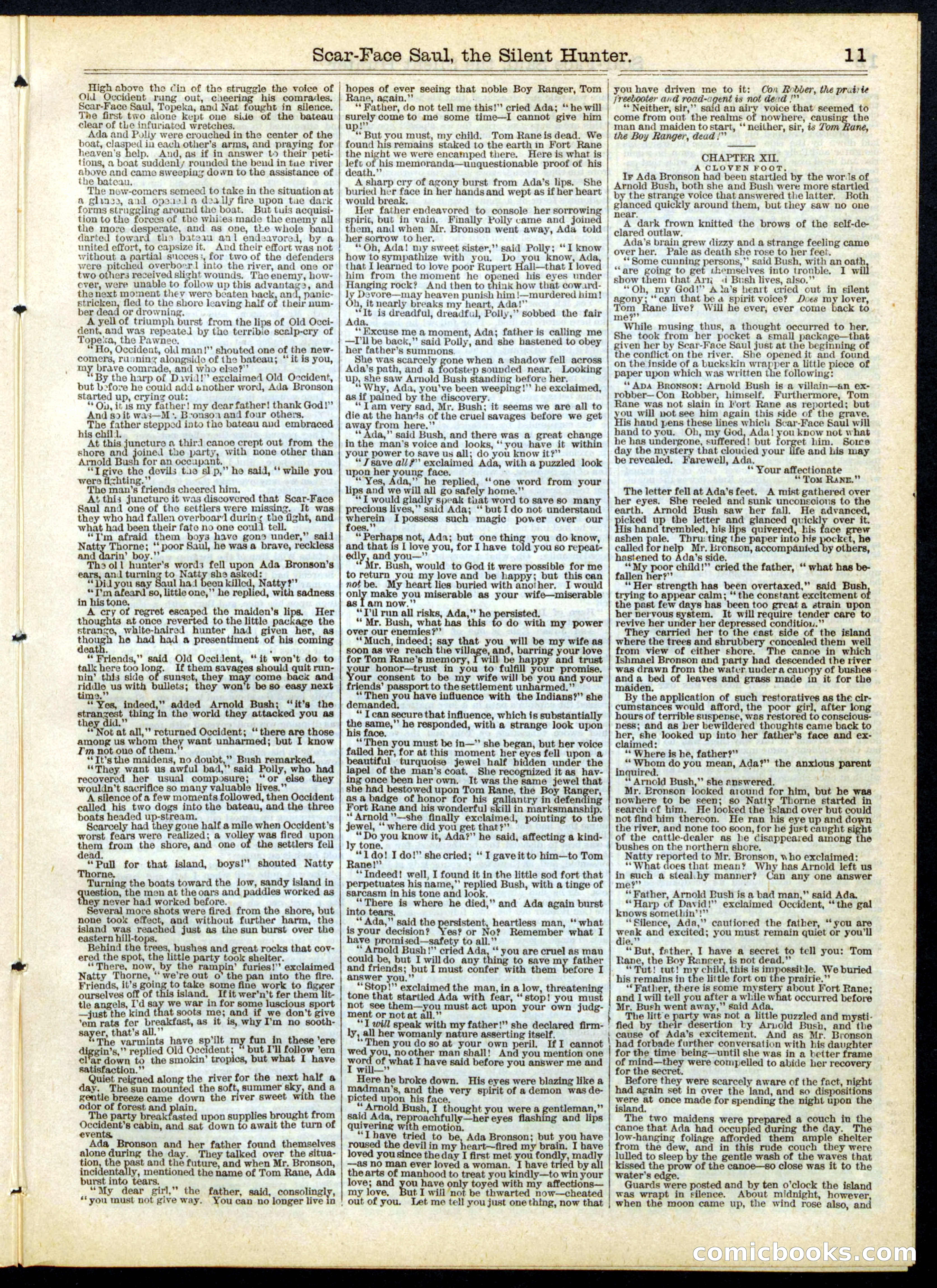 Beadle's Half Dime Library, No. 143 — page 11 of 16