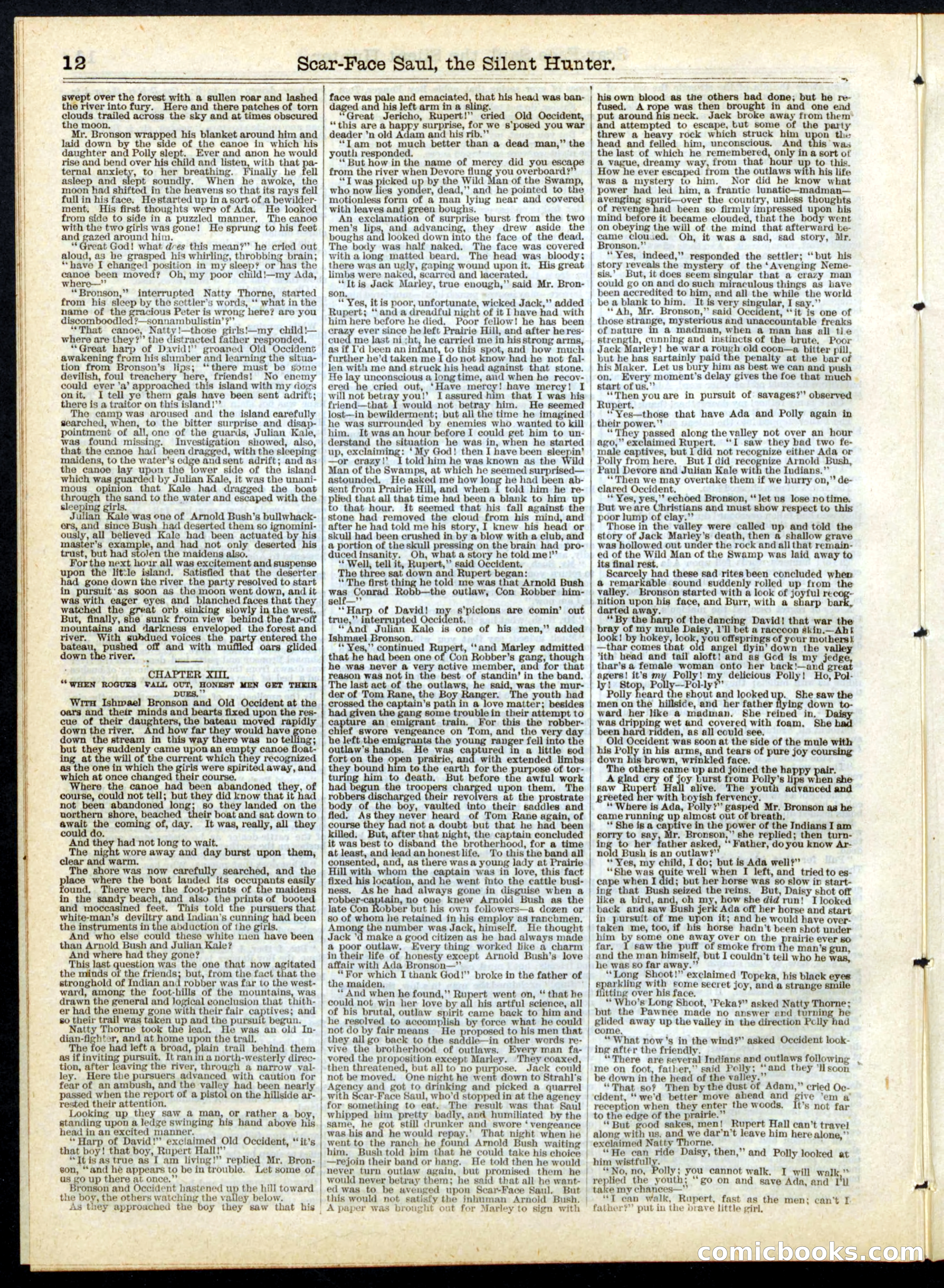 Beadle's Half Dime Library, No. 143 — page 12 of 16