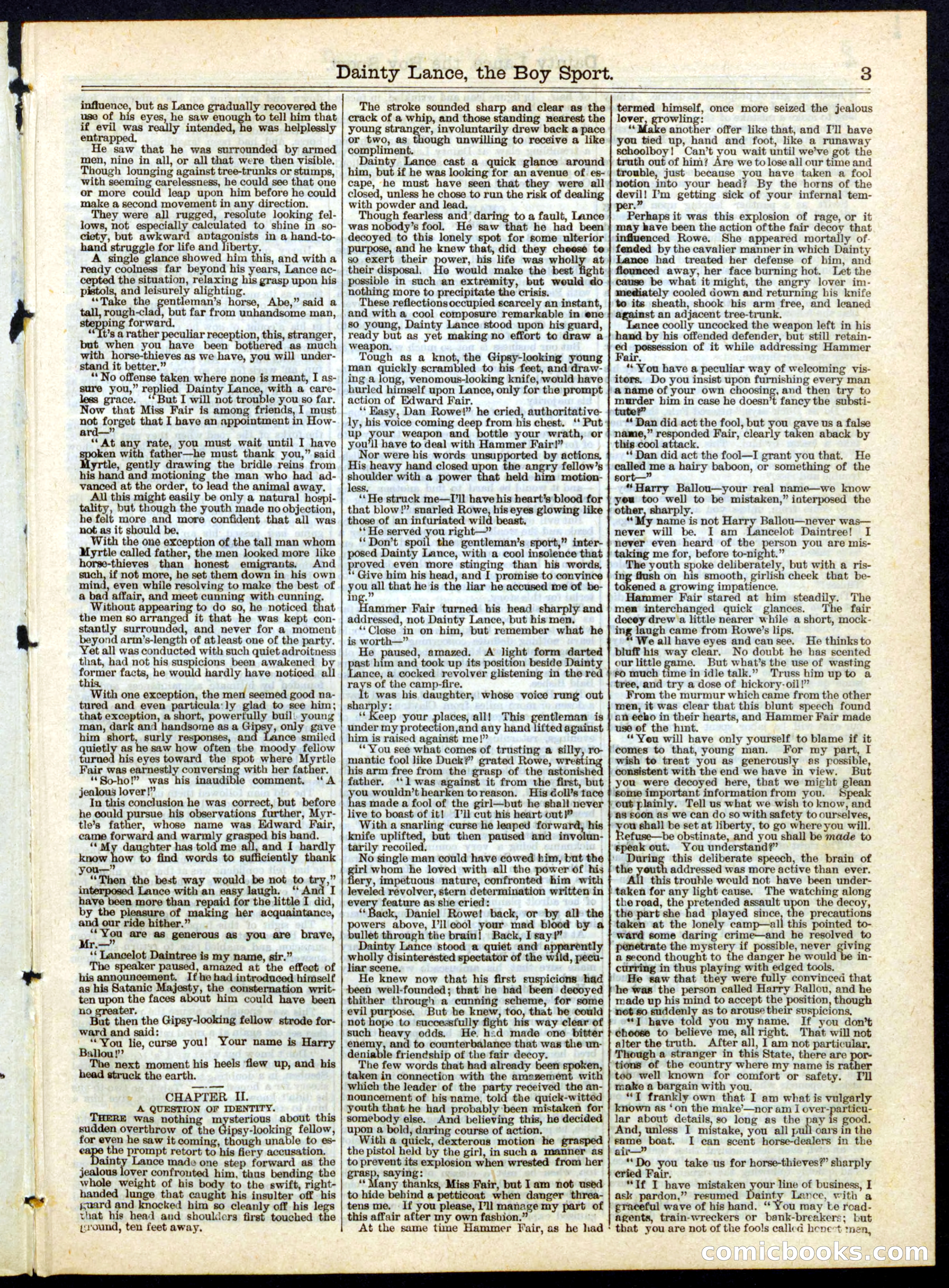 Beadle's Half Dime Library No. 144 — page 3 of 16