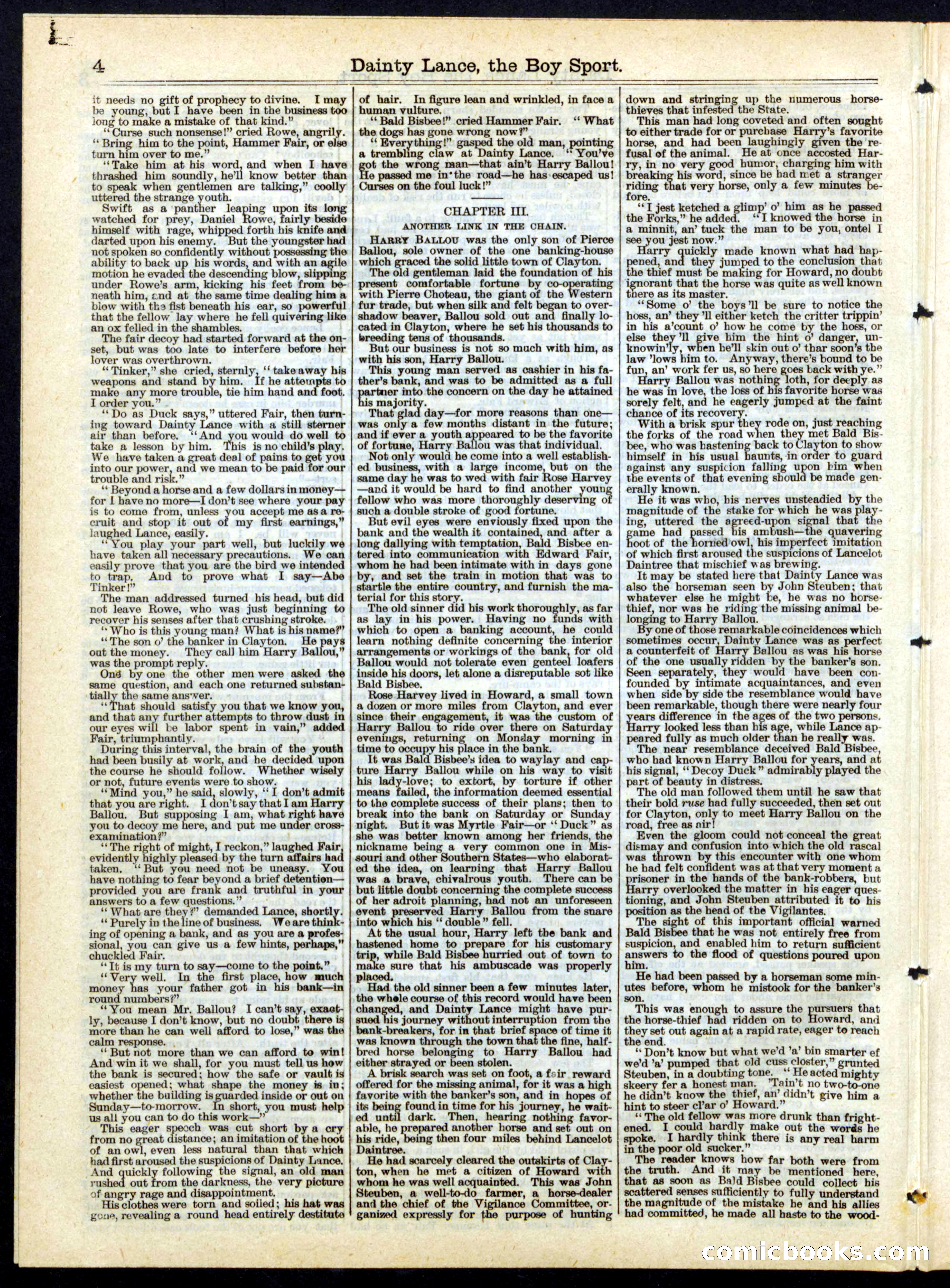 Beadle's Half Dime Library No. 144 — page 4 of 16