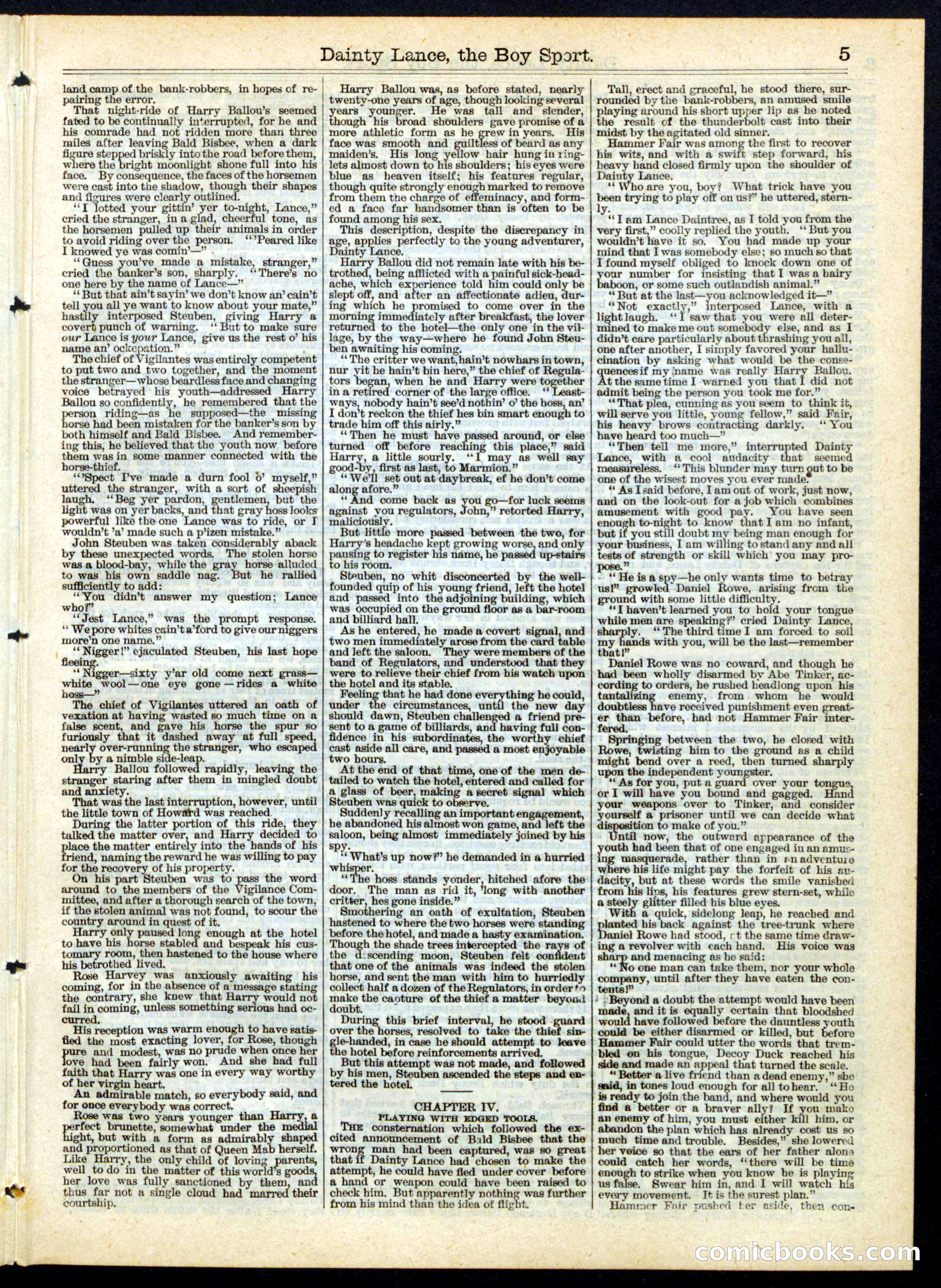 Beadle's Half Dime Library No. 144 — page 5 of 16