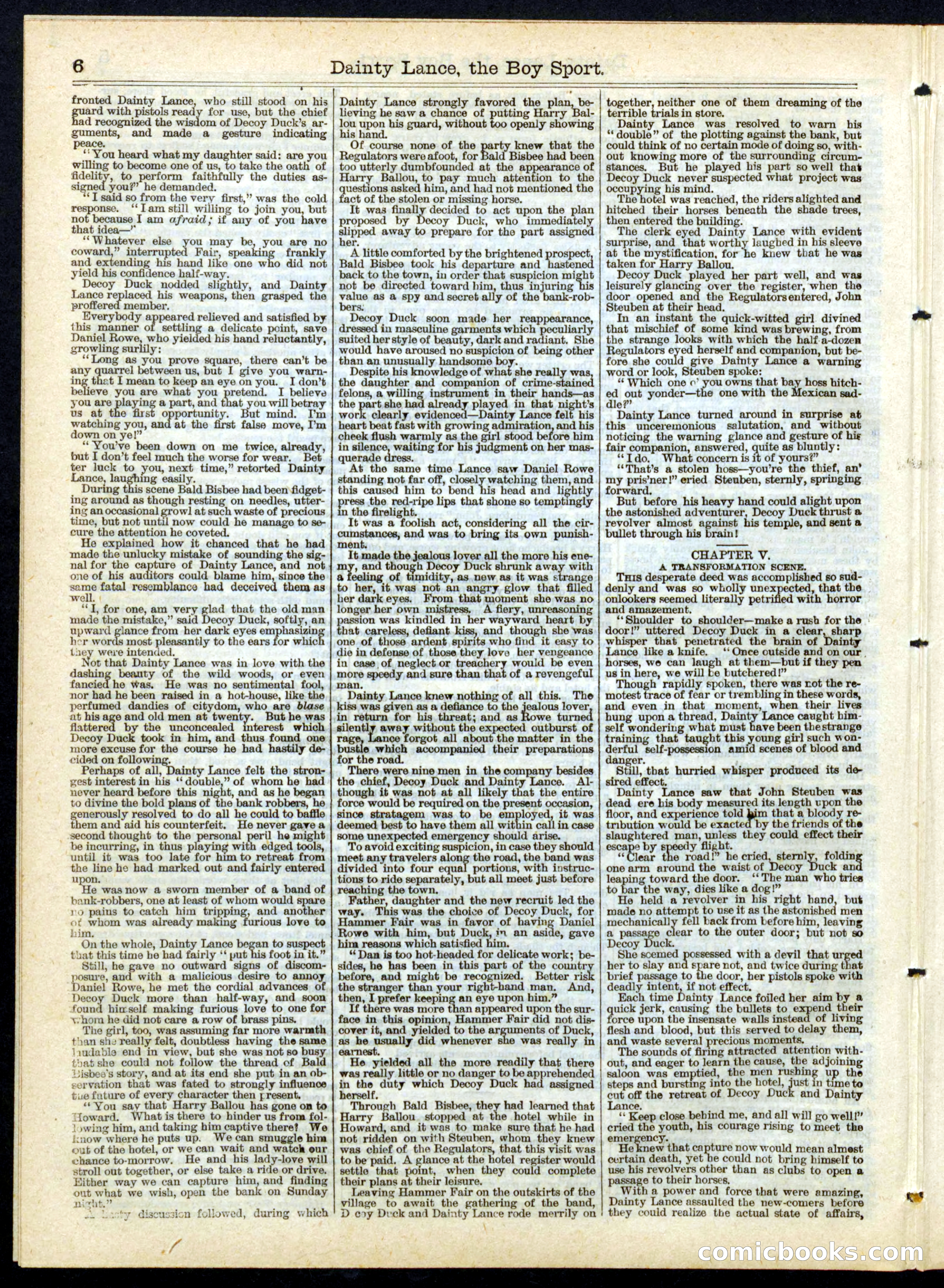Beadle's Half Dime Library No. 144 — page 6 of 16
