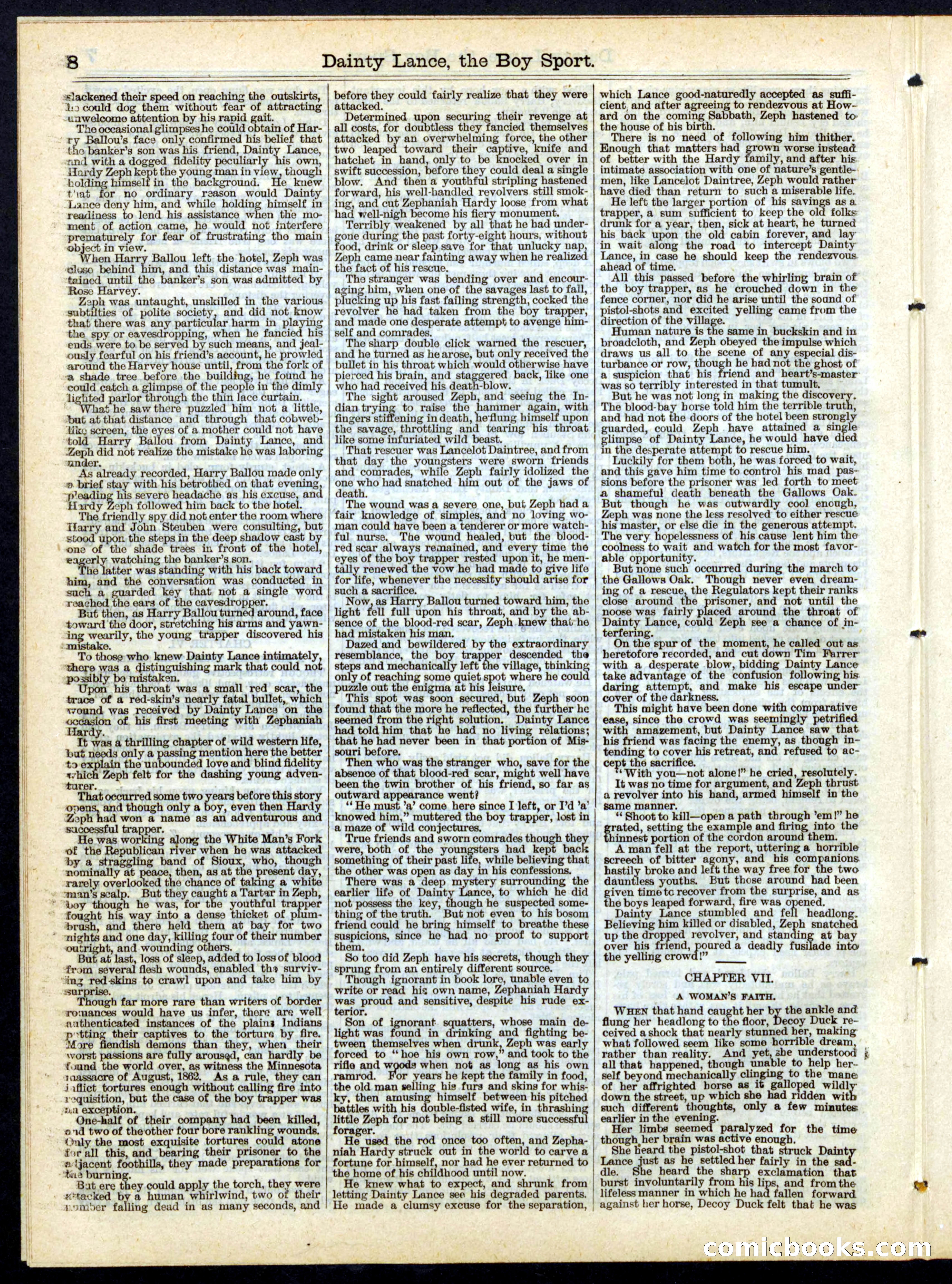 Beadle's Half Dime Library No. 144 — page 8 of 16