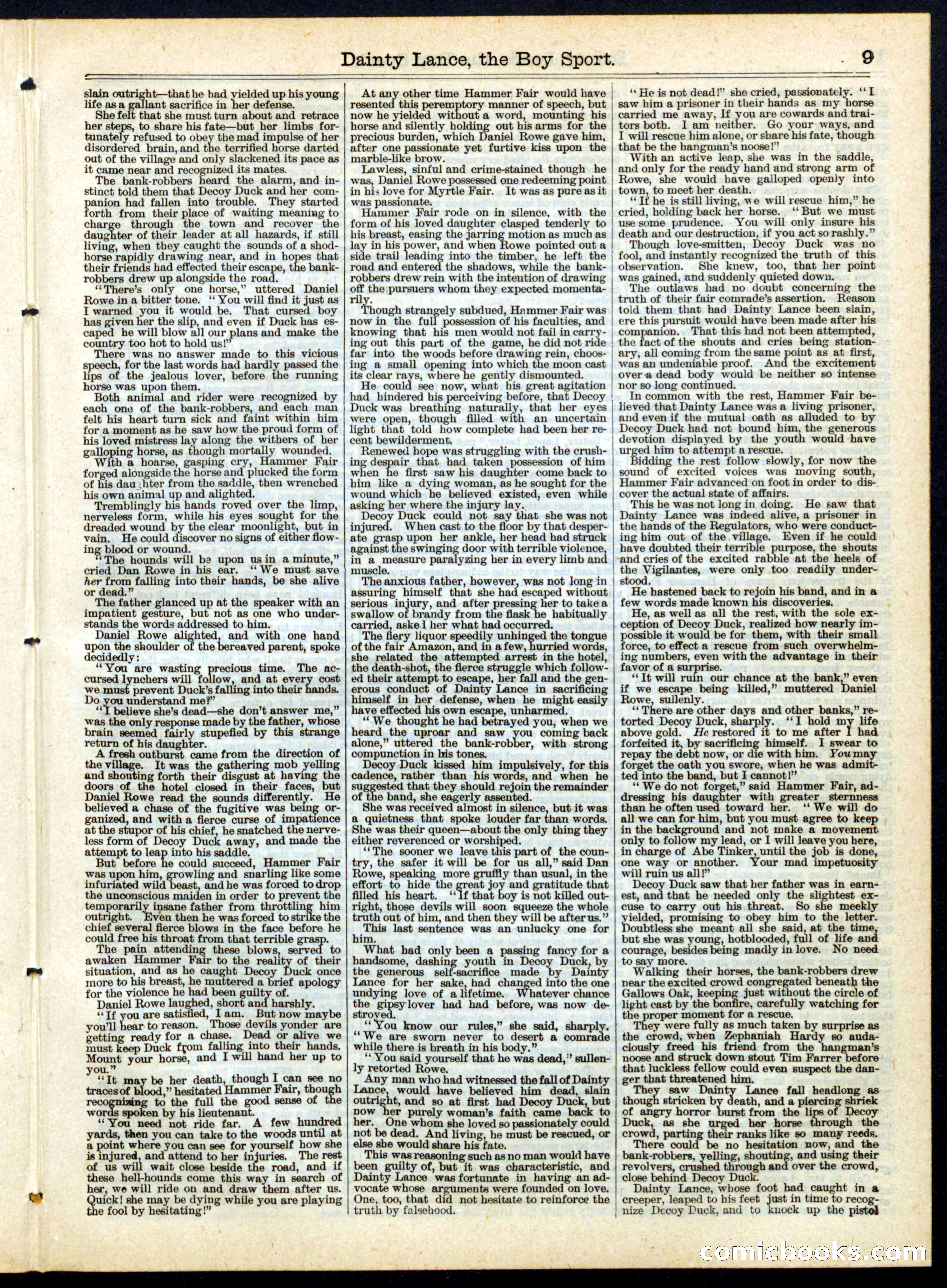 Beadle's Half Dime Library No. 144 — page 9 of 16