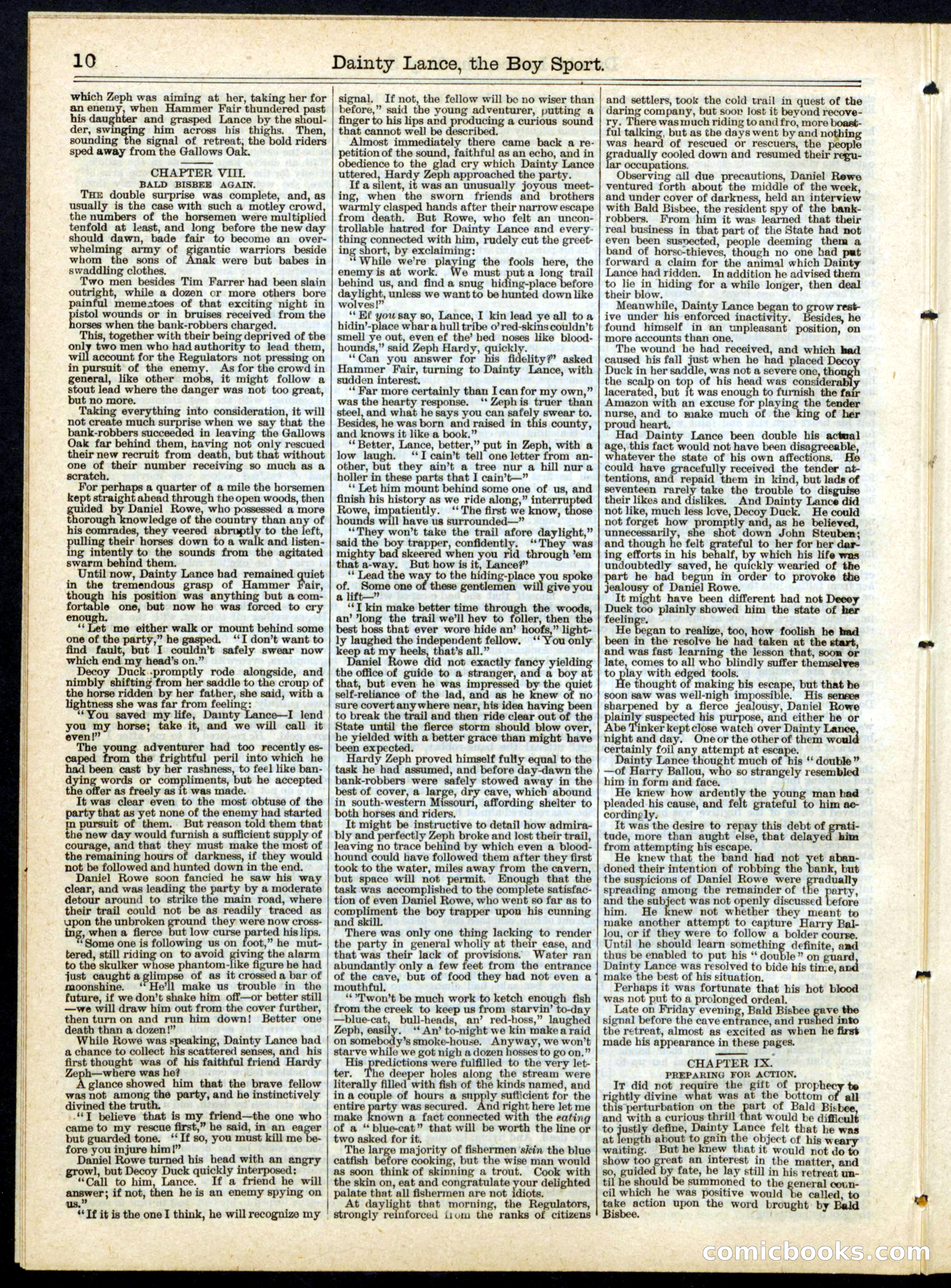Beadle's Half Dime Library No. 144 — page 10 of 16